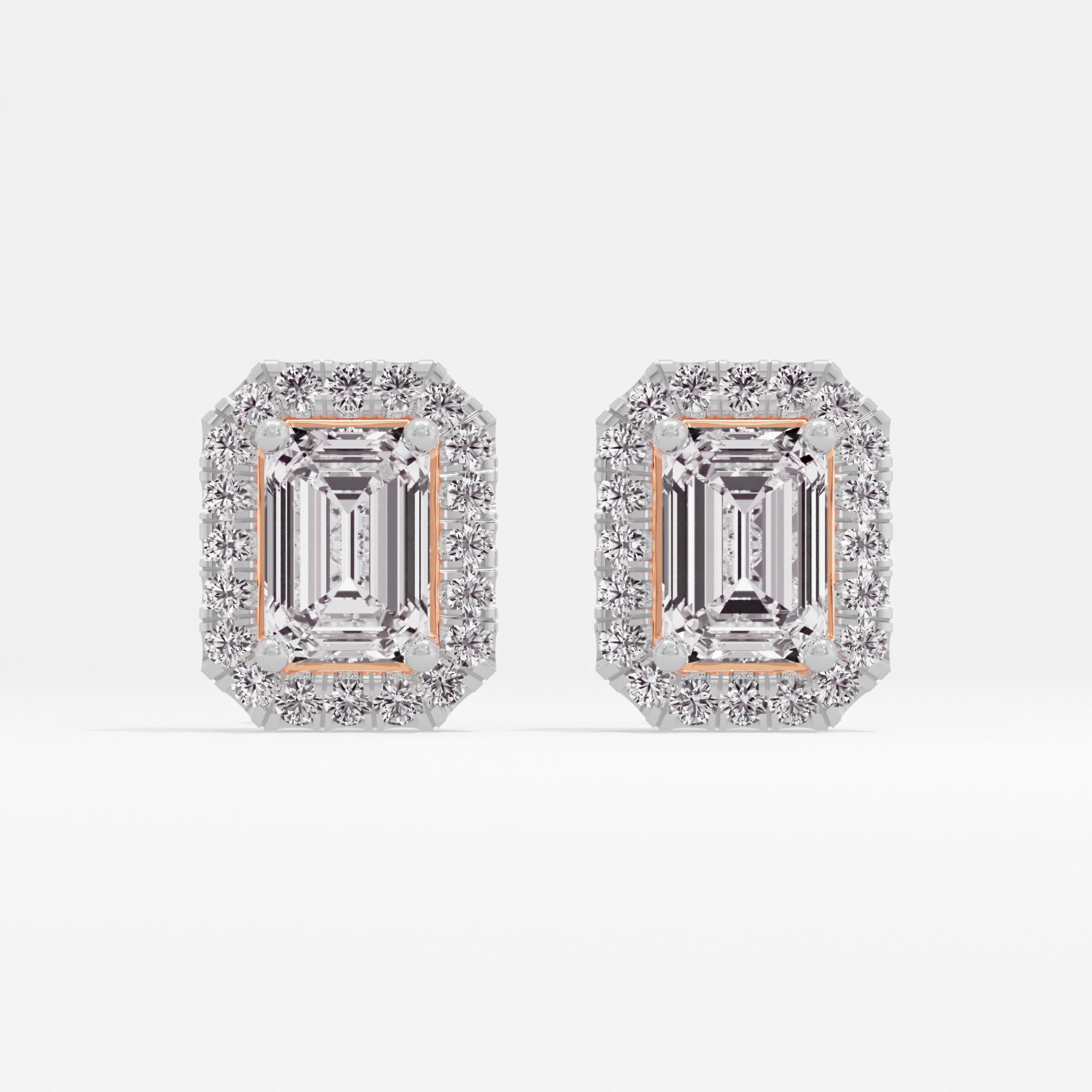 Celestial Glamour Halo Stud Earrings