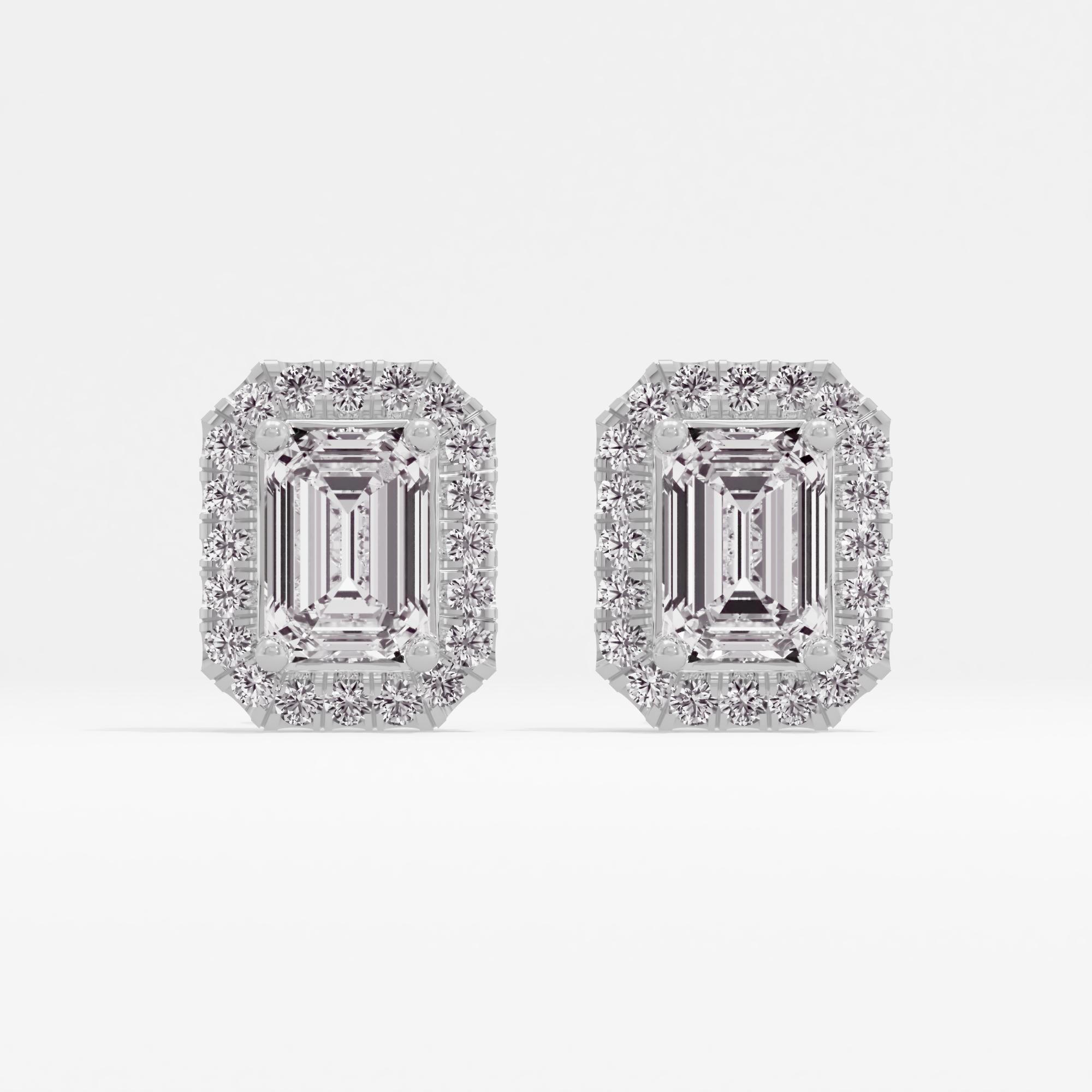 Celestial Glamour Halo Stud Earrings