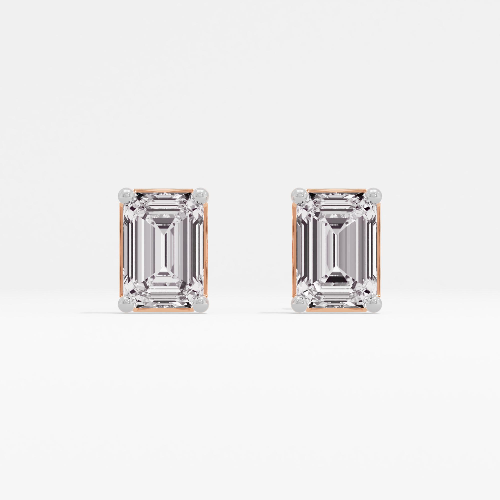 Fleeting Fusion Solitaire Stud Earrings