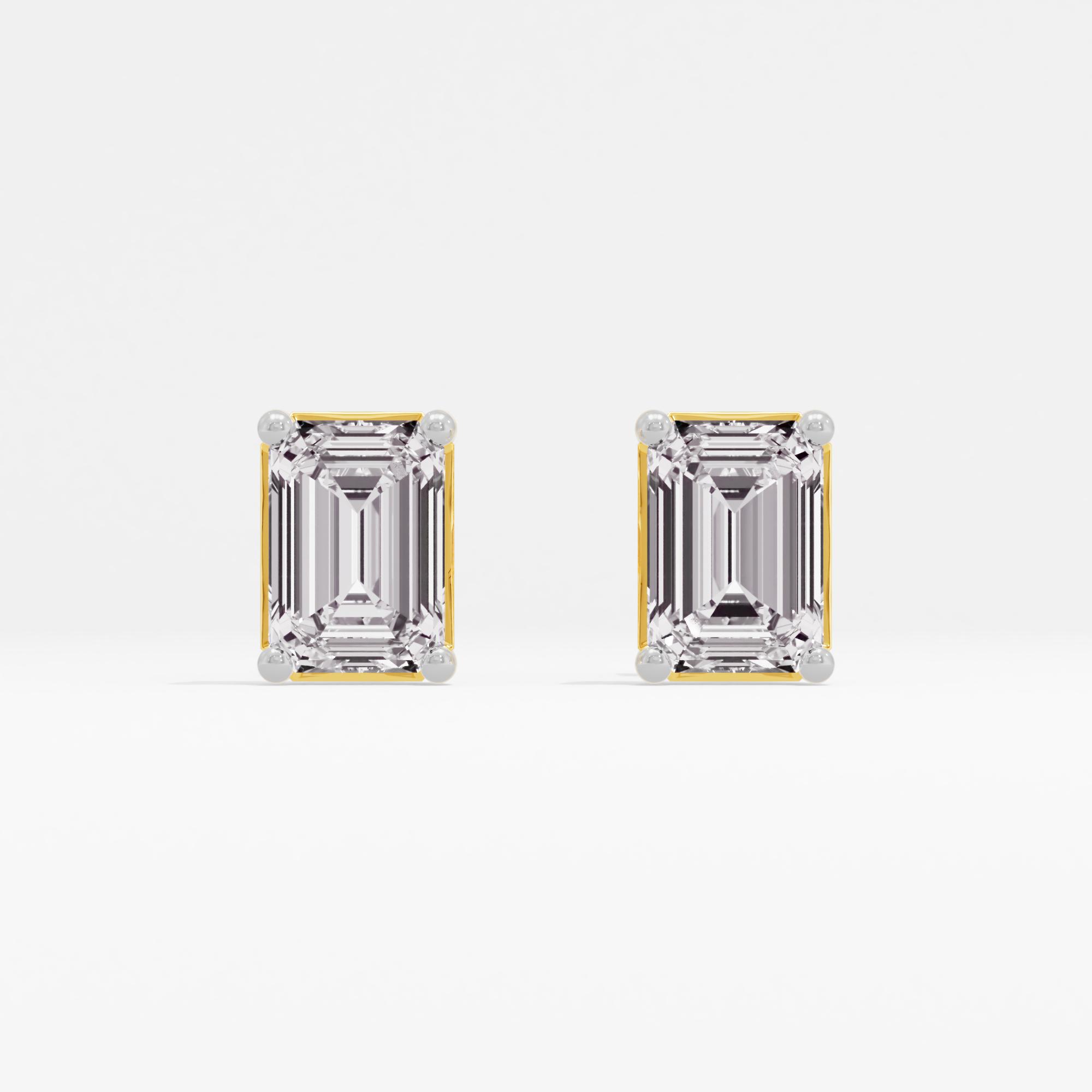 Fleeting Fusion Solitaire Stud Earrings