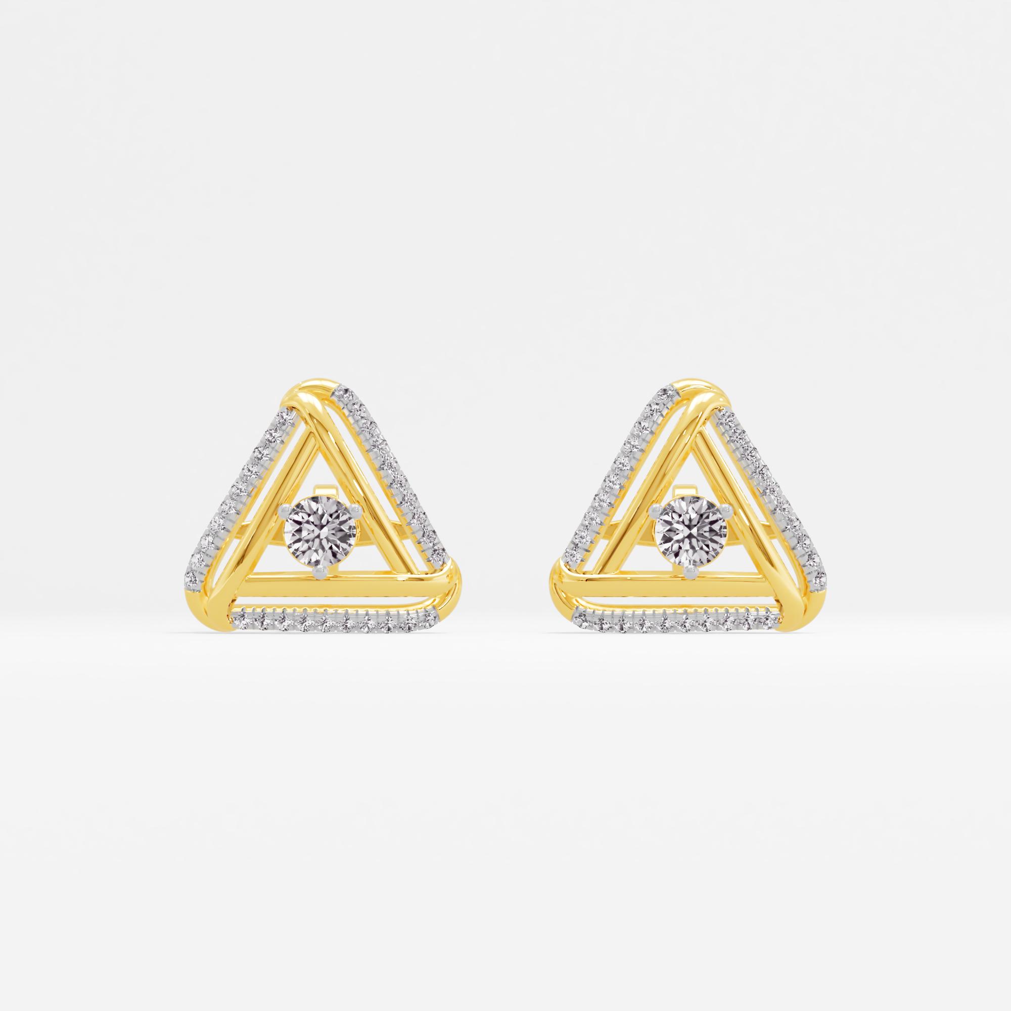 TriArtisanal Charm Solitaire Pendant