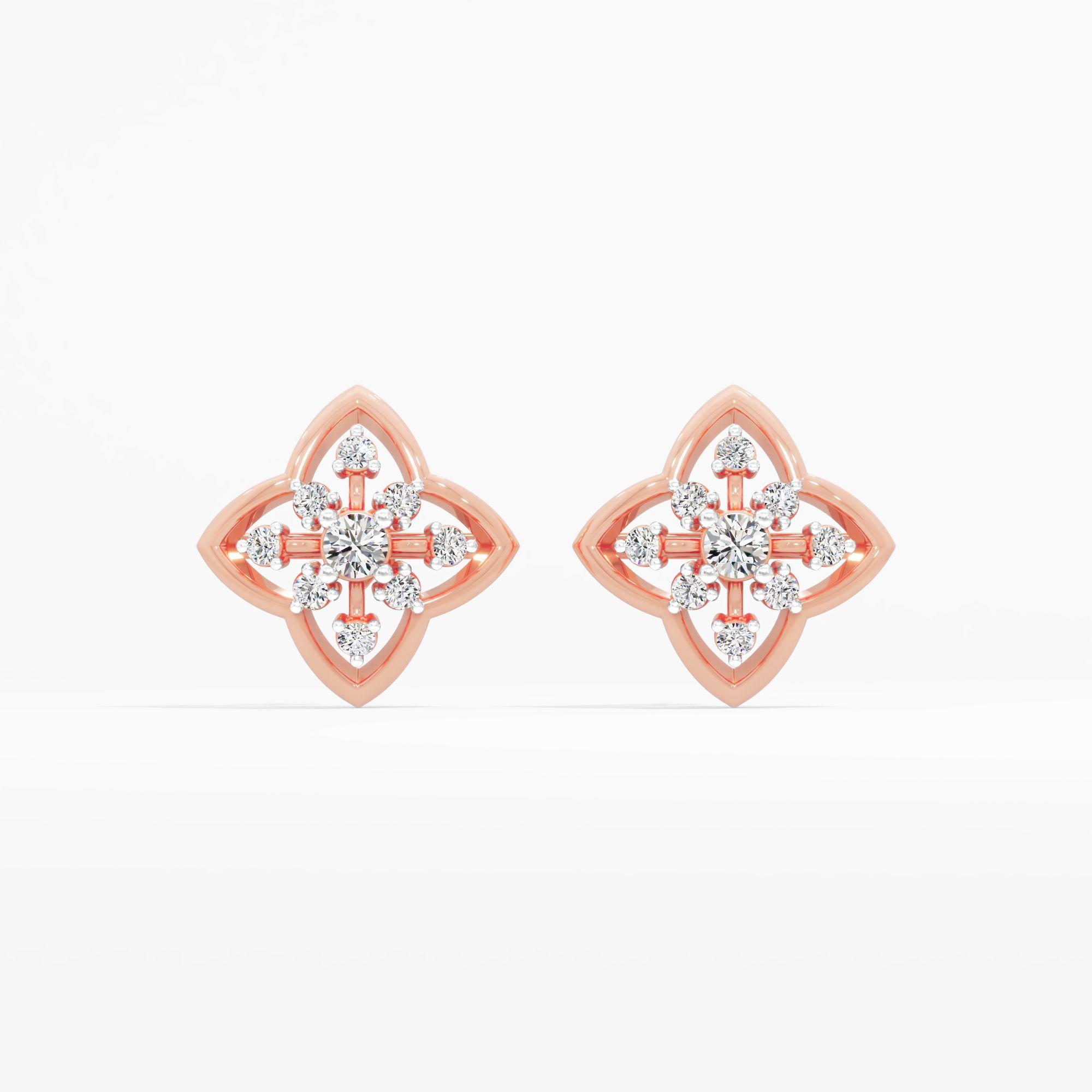 Seraphina Heraldic Rosette Earrings