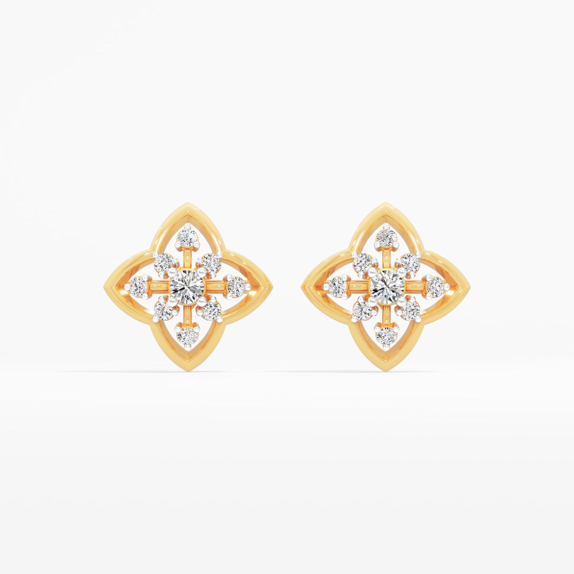 Seraphina Heraldic Rosette Earrings