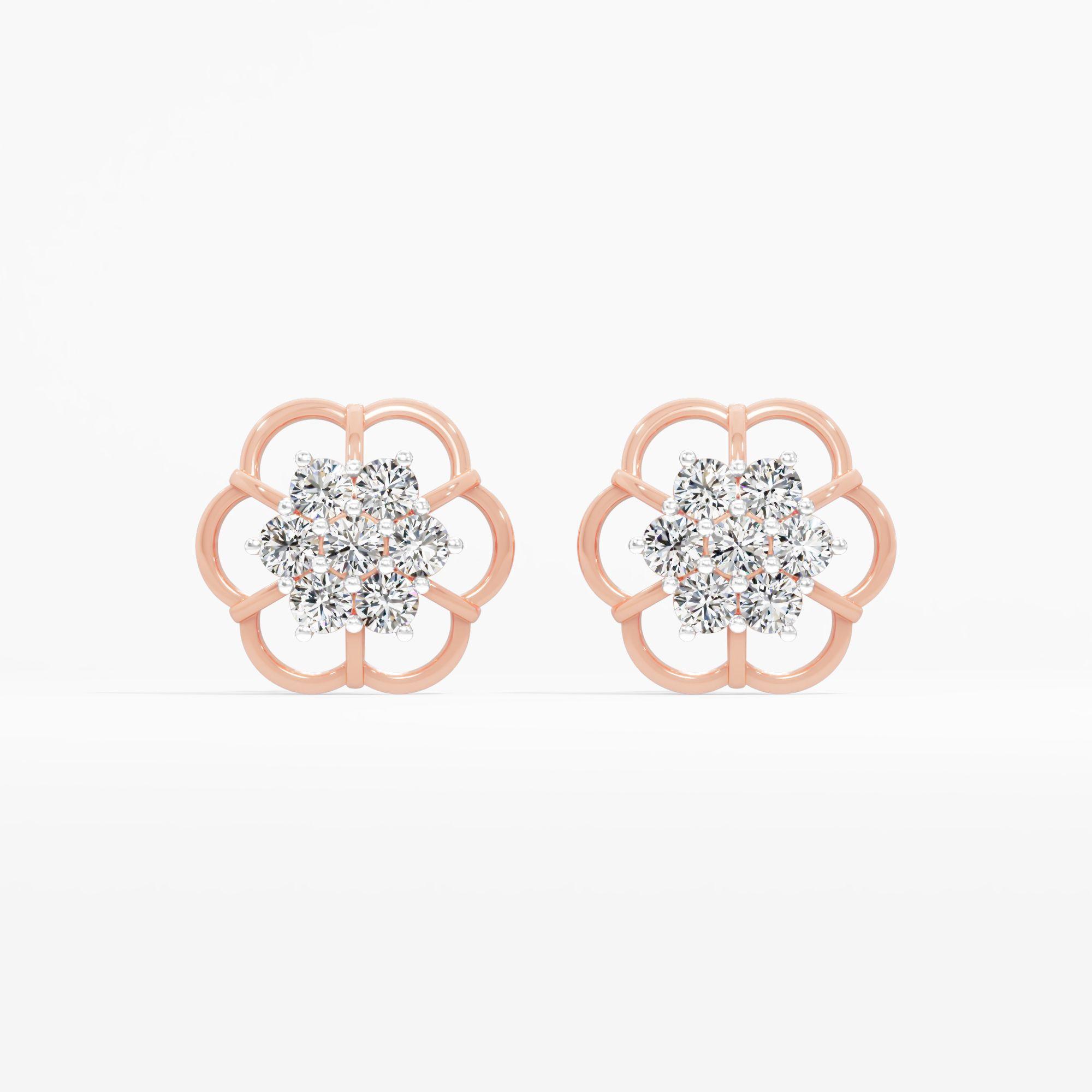 Petal Cluster Stud Earrings