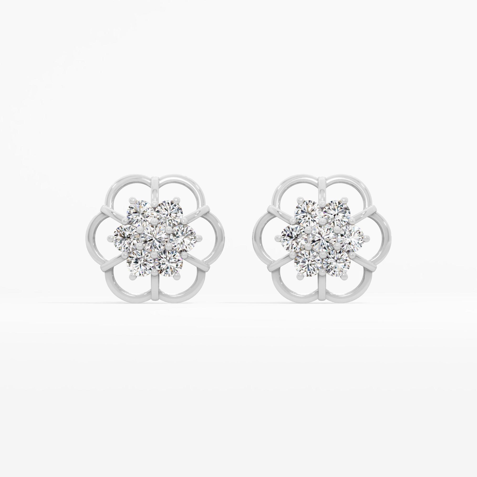 Petal Cluster Stud Earrings