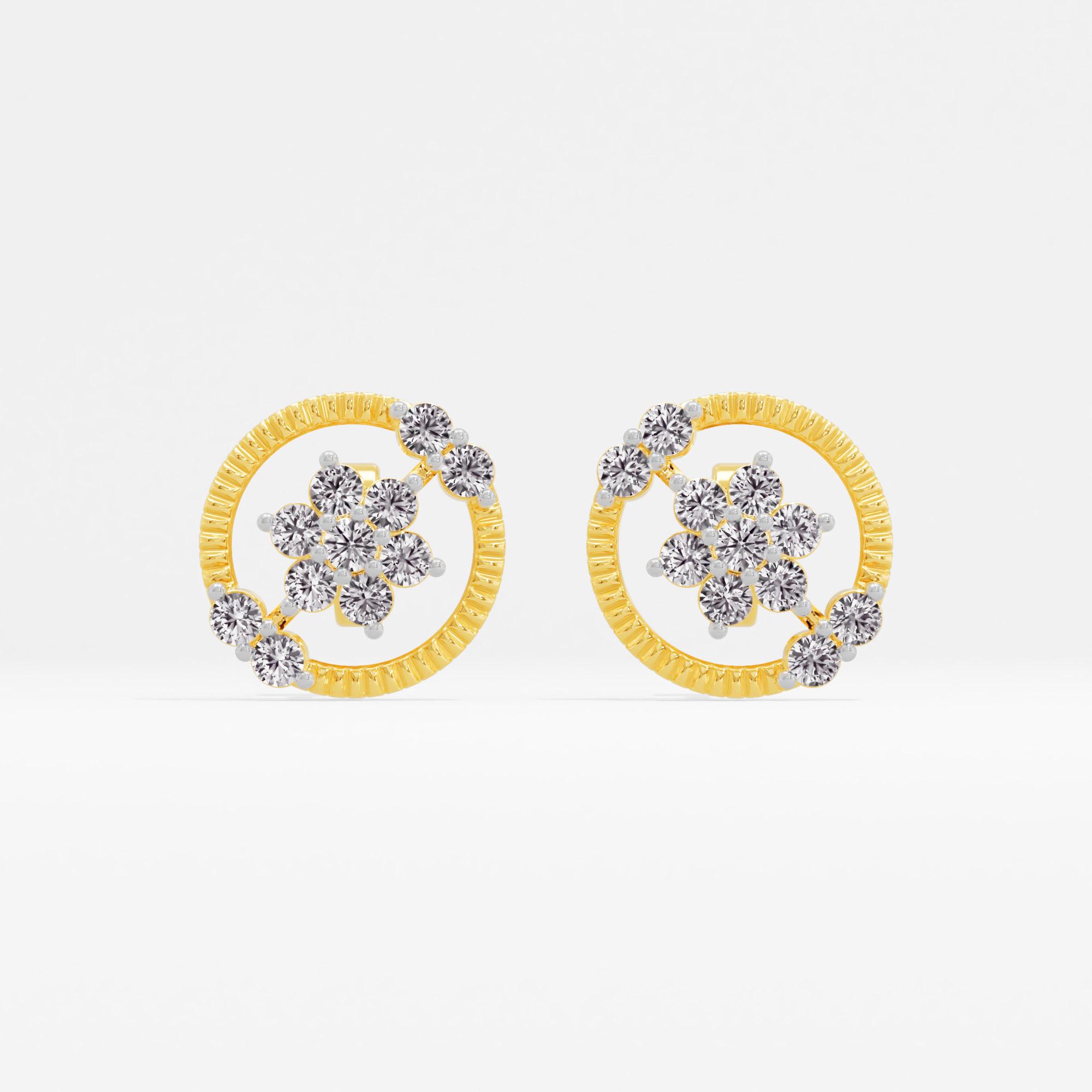 Saturn Star Cluster Stud Earrings