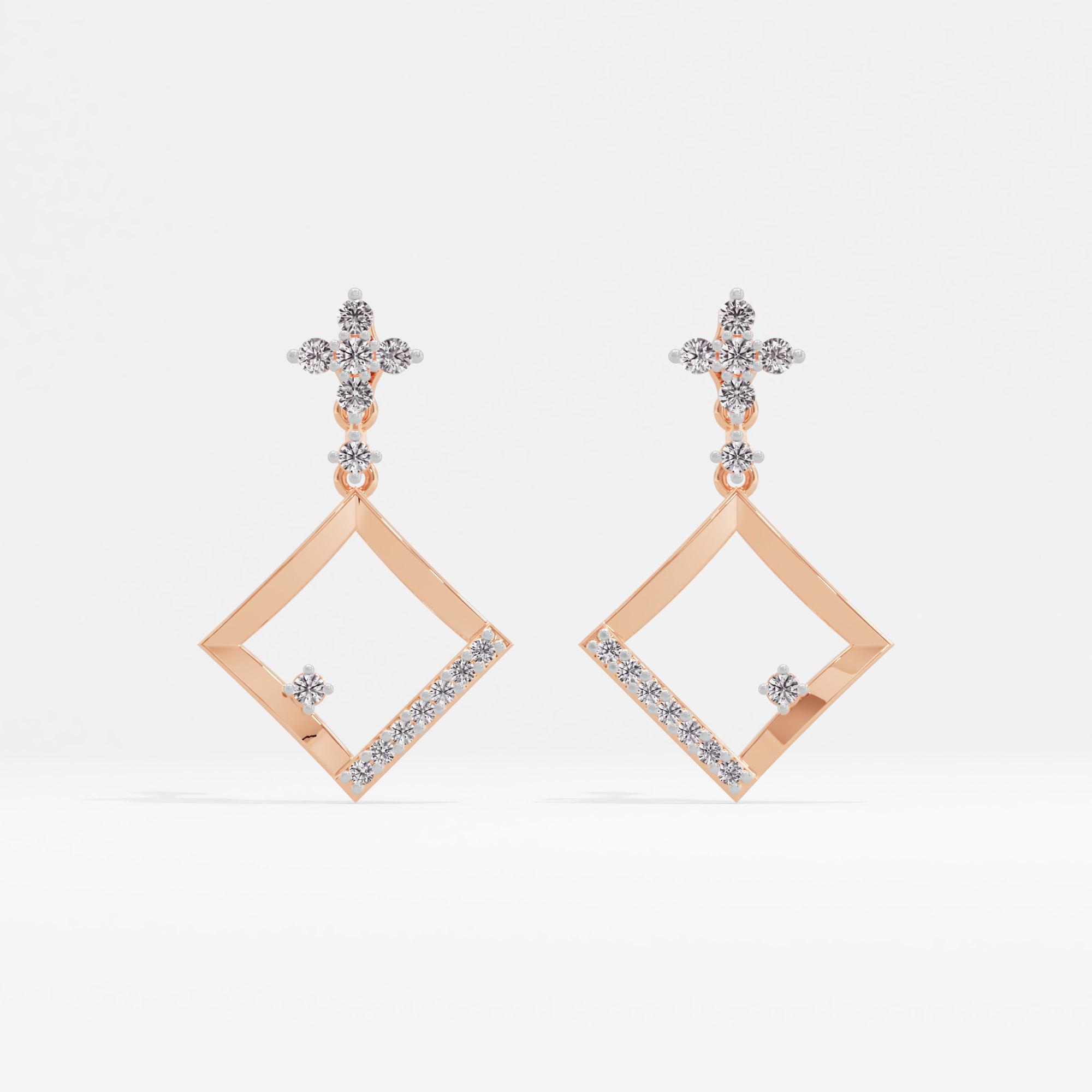 Squarely Delighted Drop Earrings