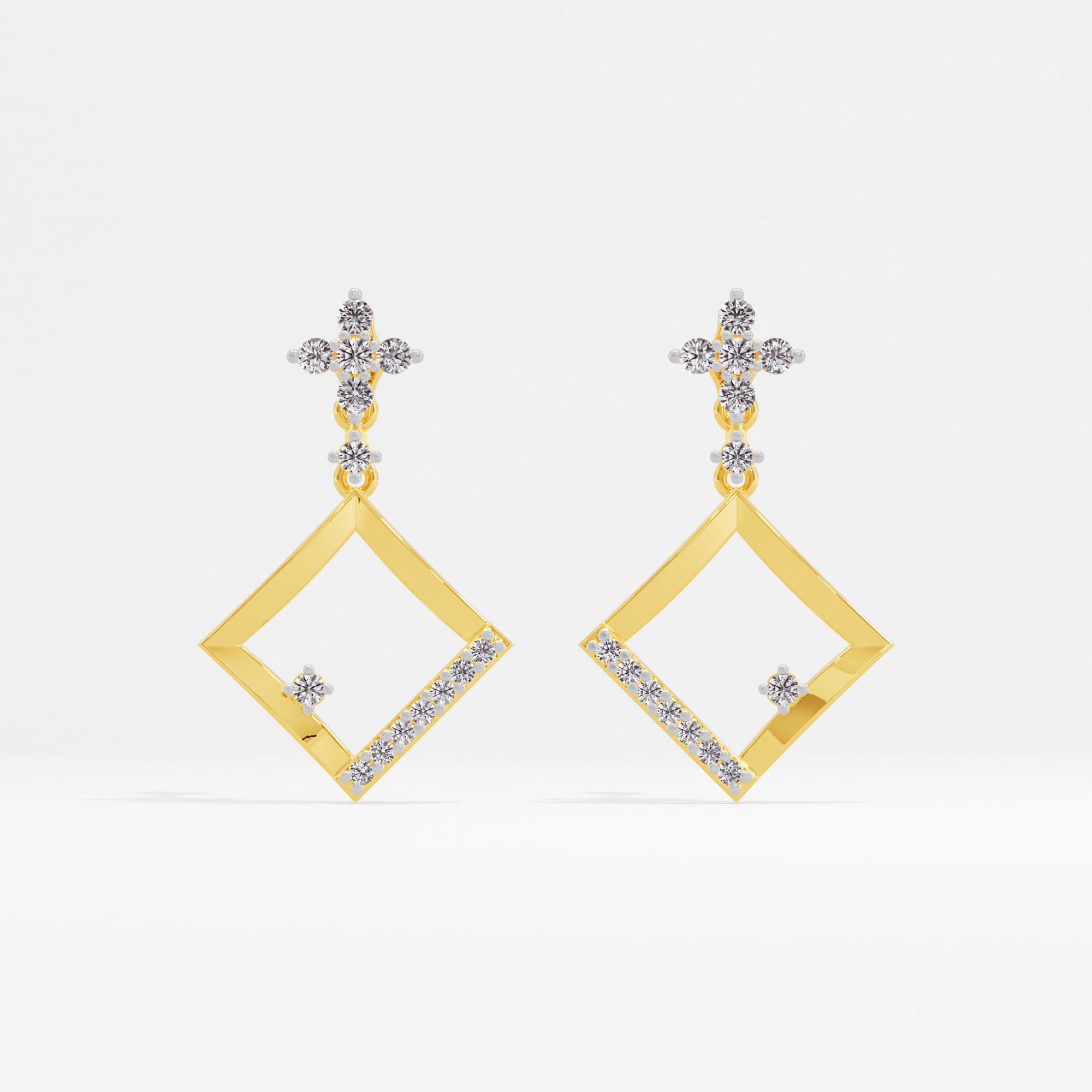 Squarely Delighted Drop Earrings
