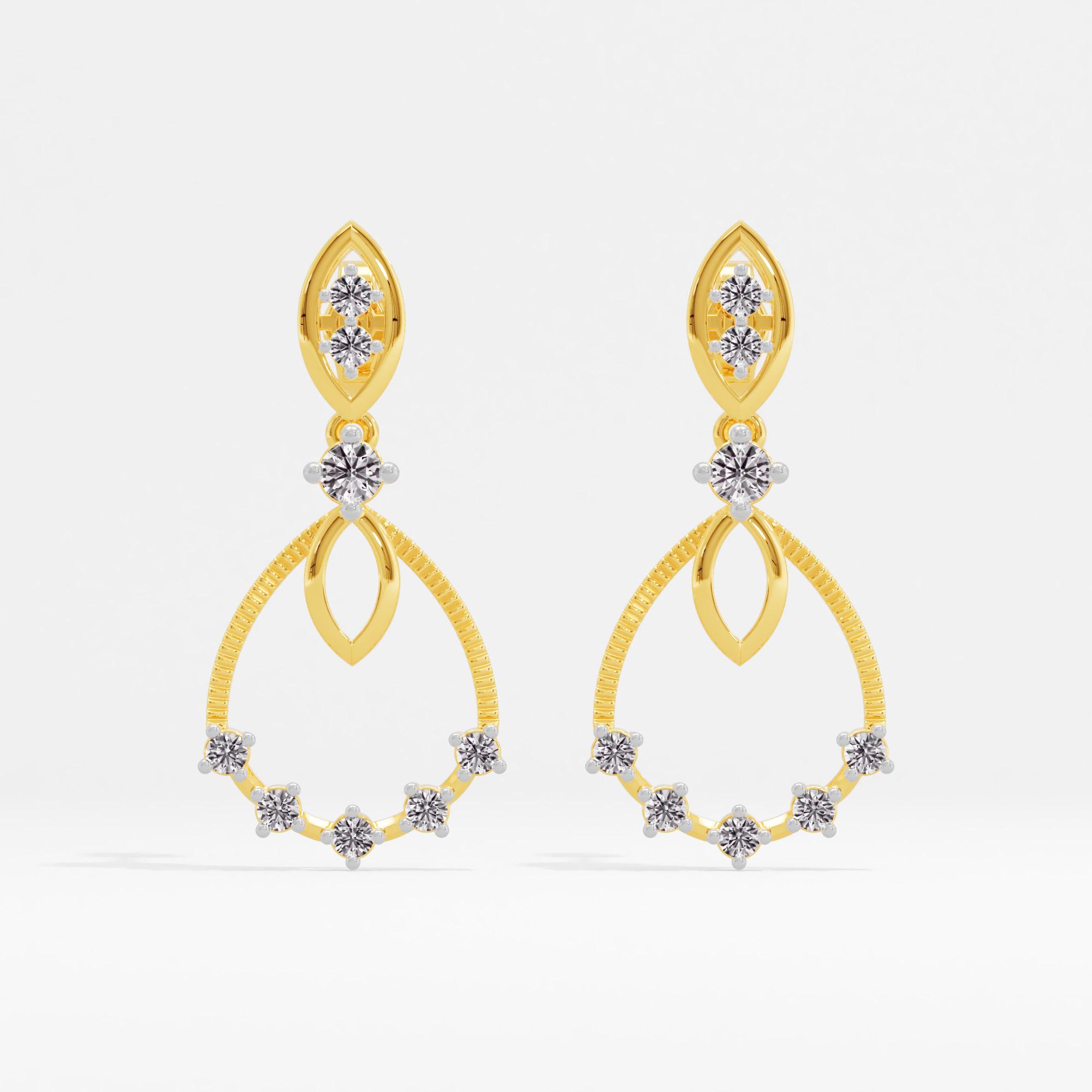 Seraphic Spark Drop Earrings