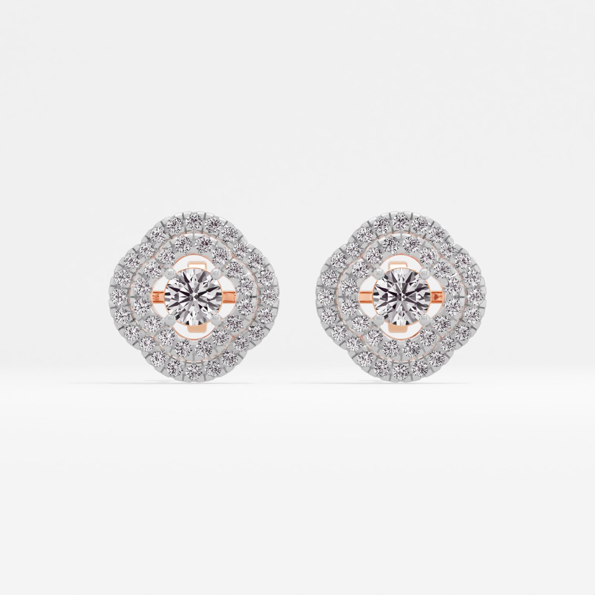 Rory Gleam Solitaire Stud Earrings