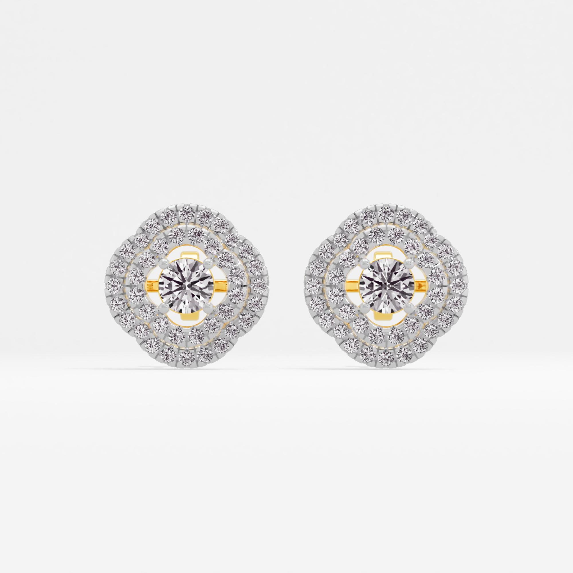 Rory Gleam Solitaire Stud Earrings
