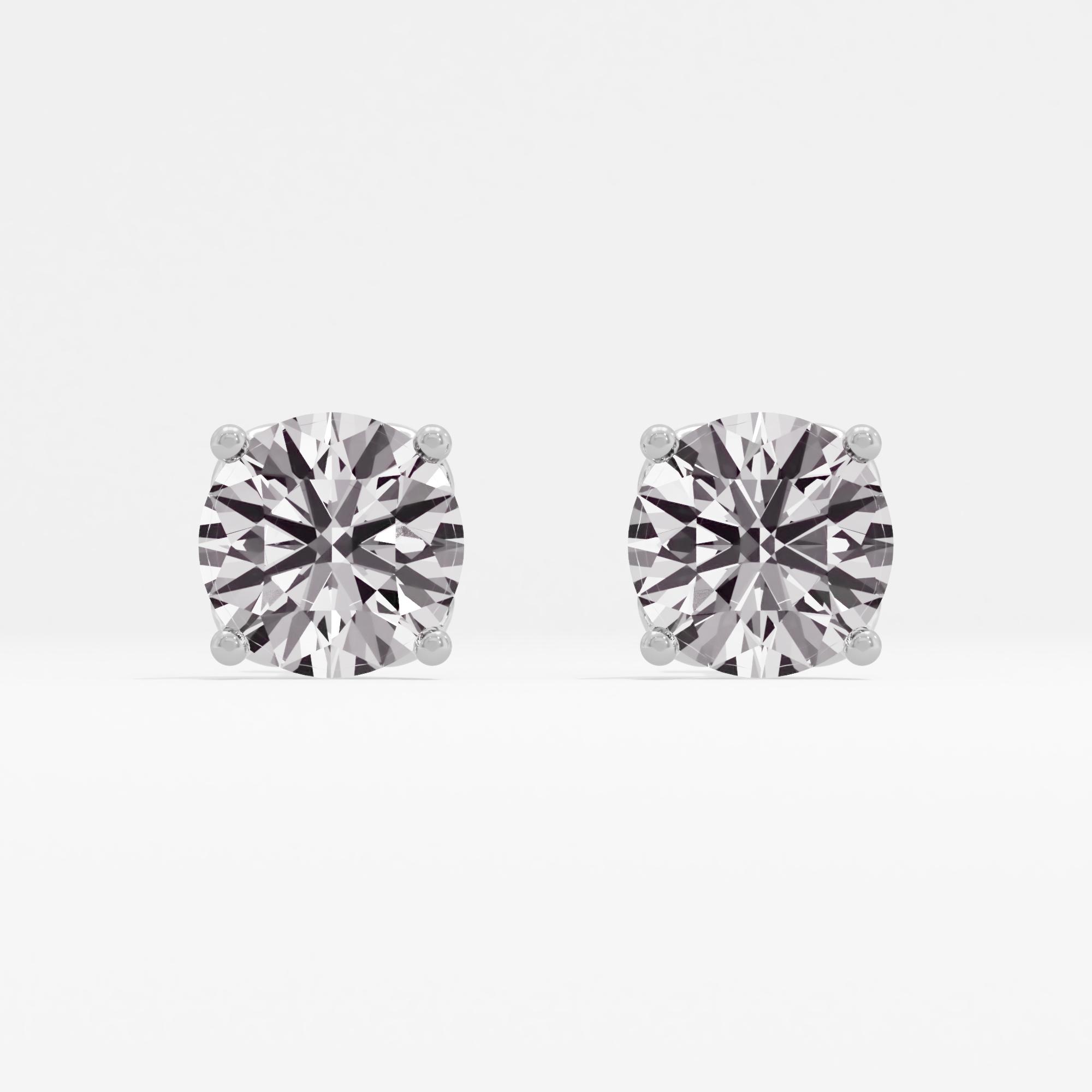 Leanne Aine Solitaire Stud Earrings