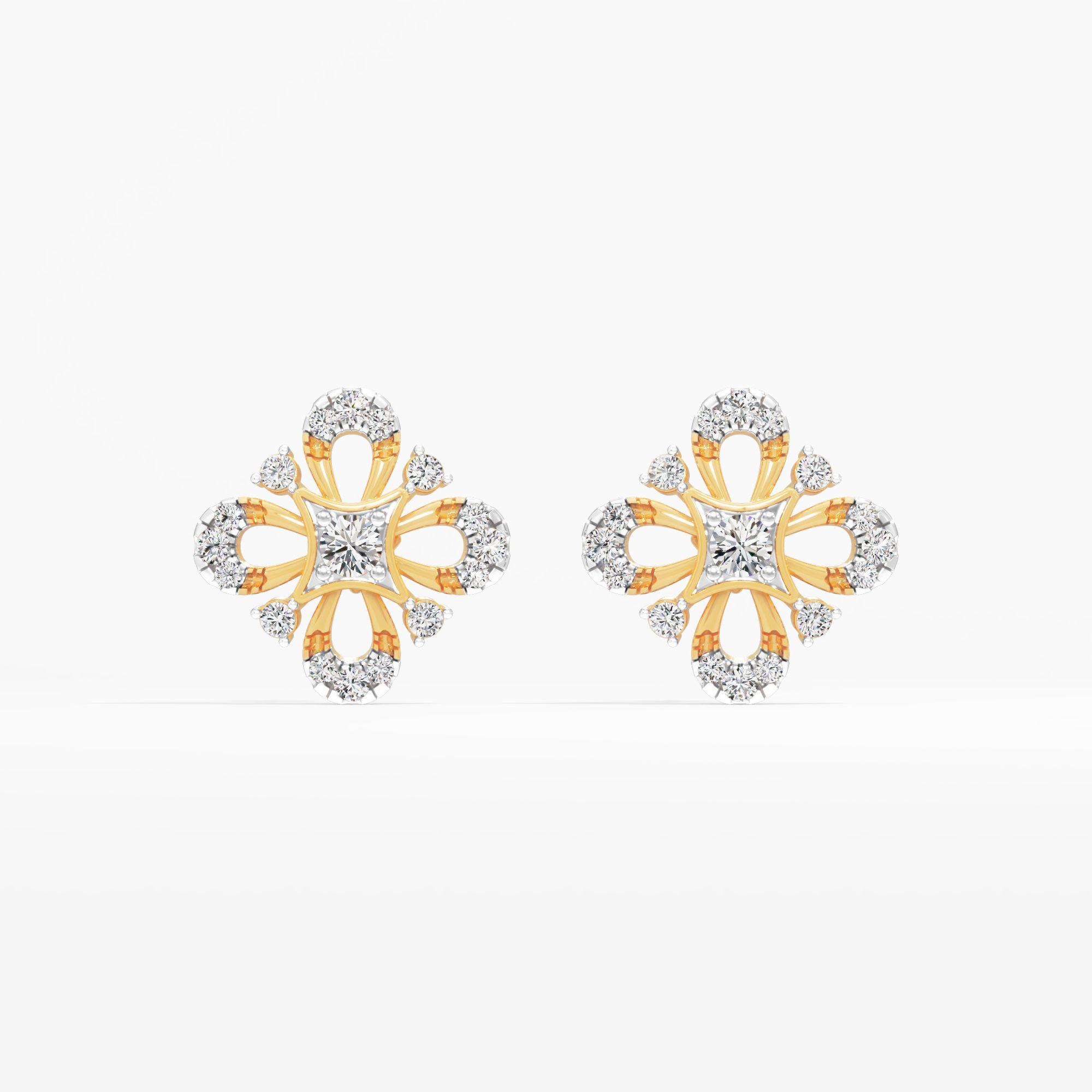Aurora Blossom Stud Earrings