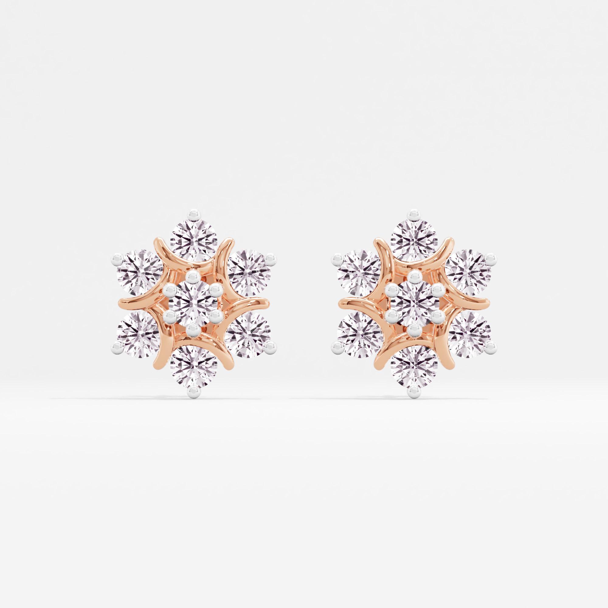 Luna's Touch Cluster Stud Earrings