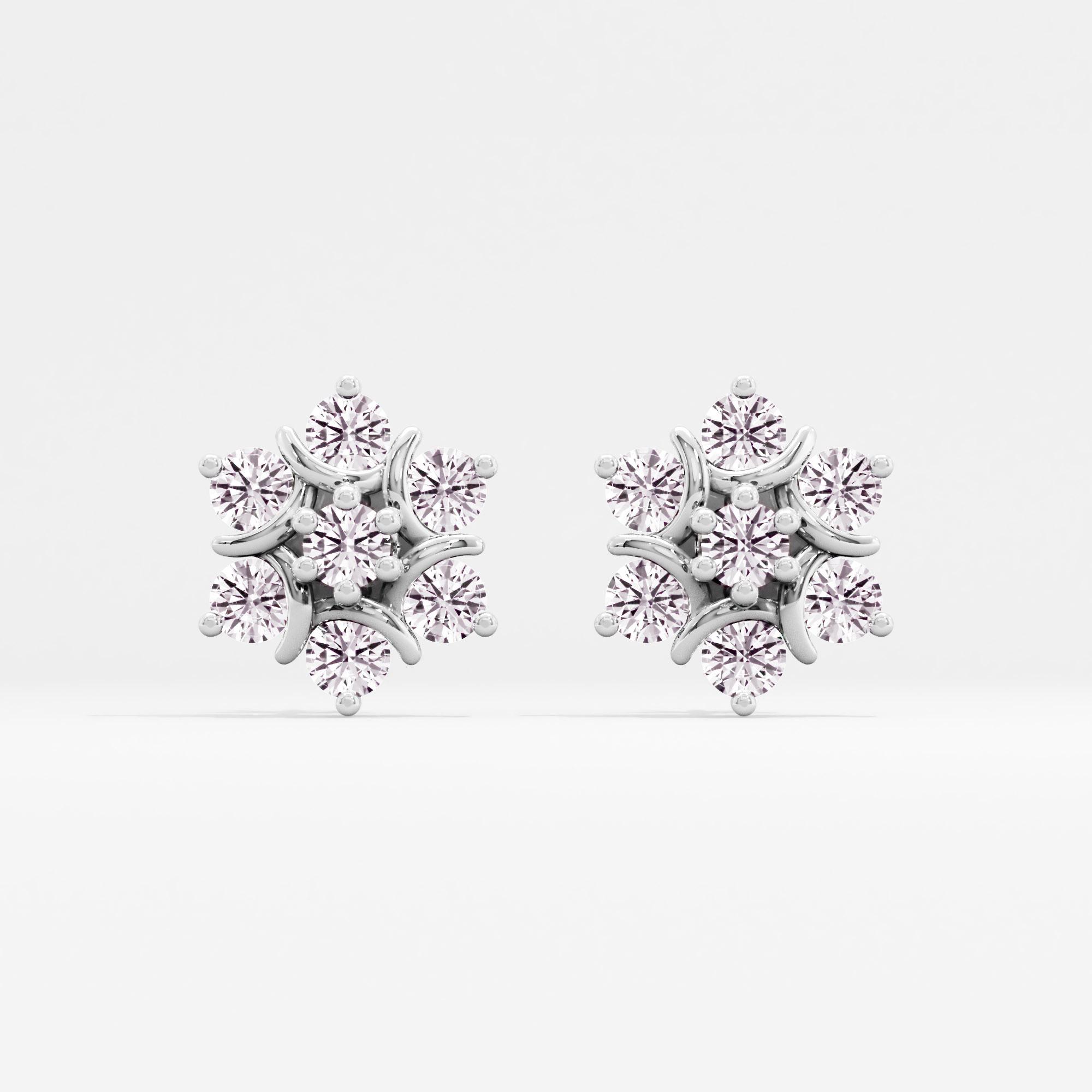 Luna's Touch Cluster Stud Earrings