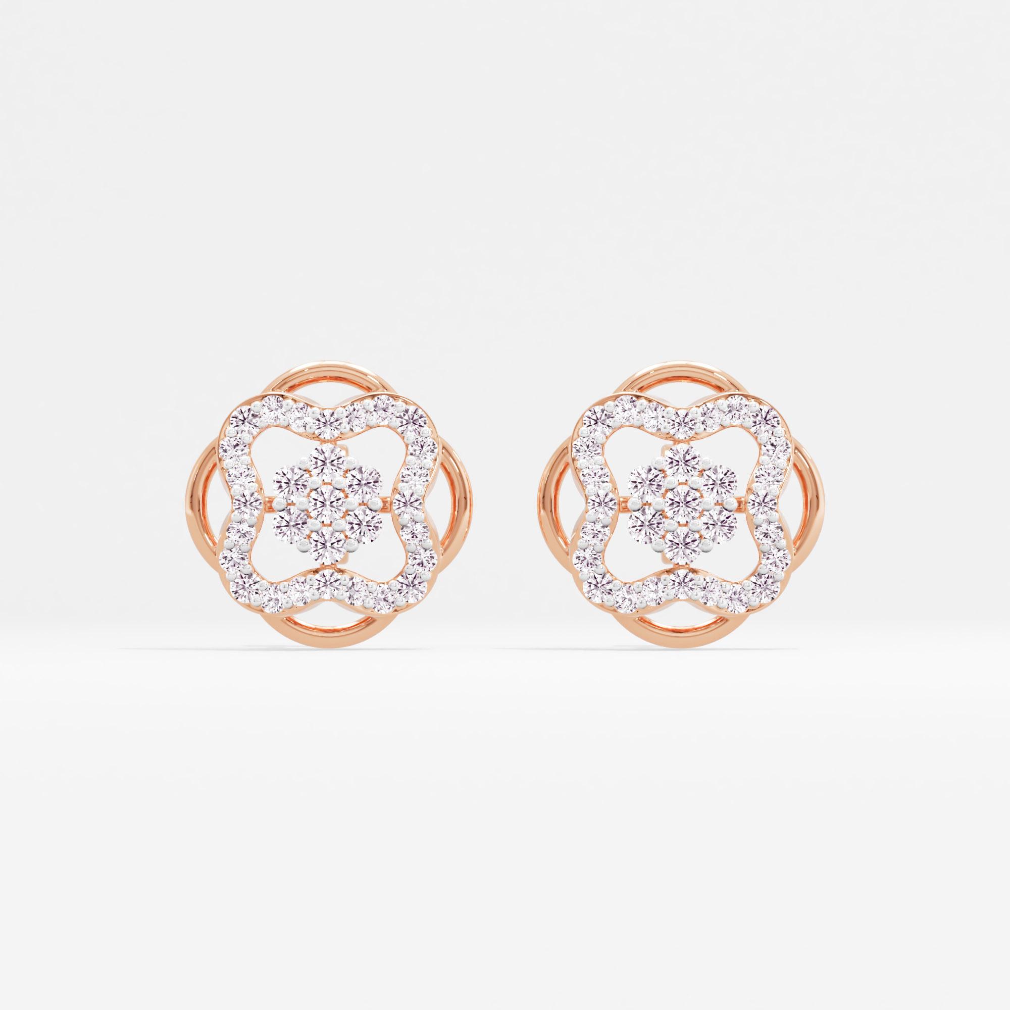 Nebula Floret Cluster Stud Earrings