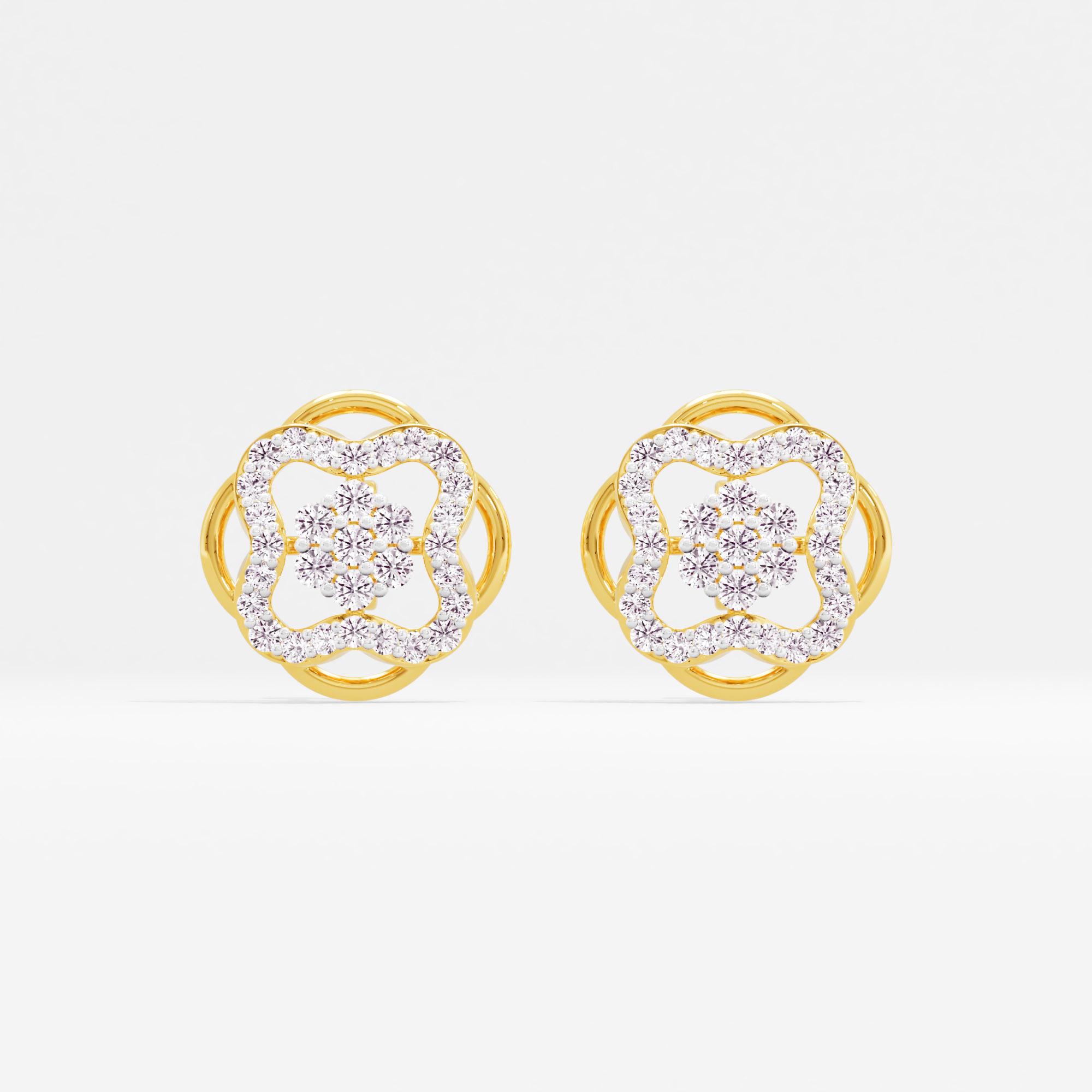 Nebula Floret Cluster Stud Earrings