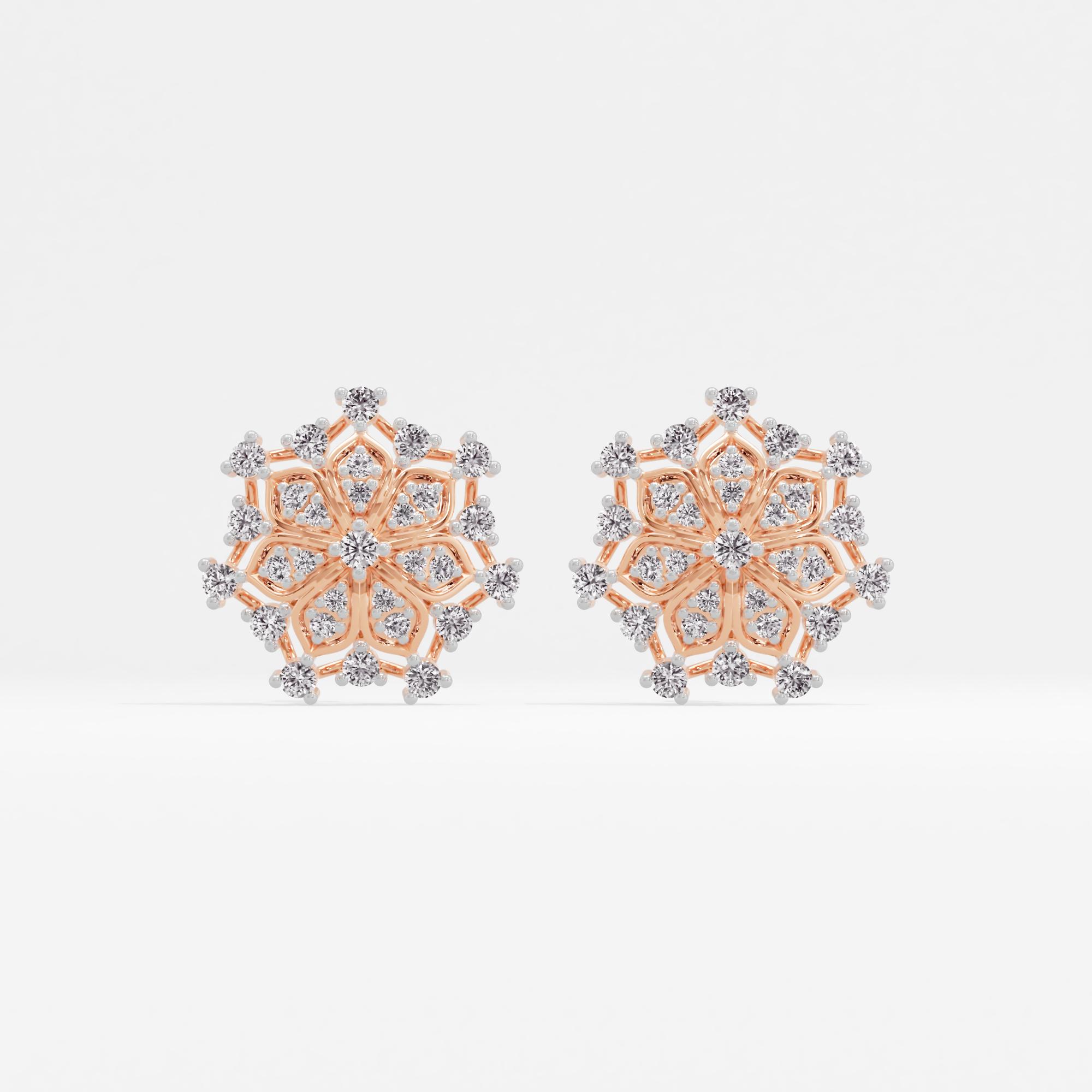 Heartbeat Luxurious Cluster Stud Earrings