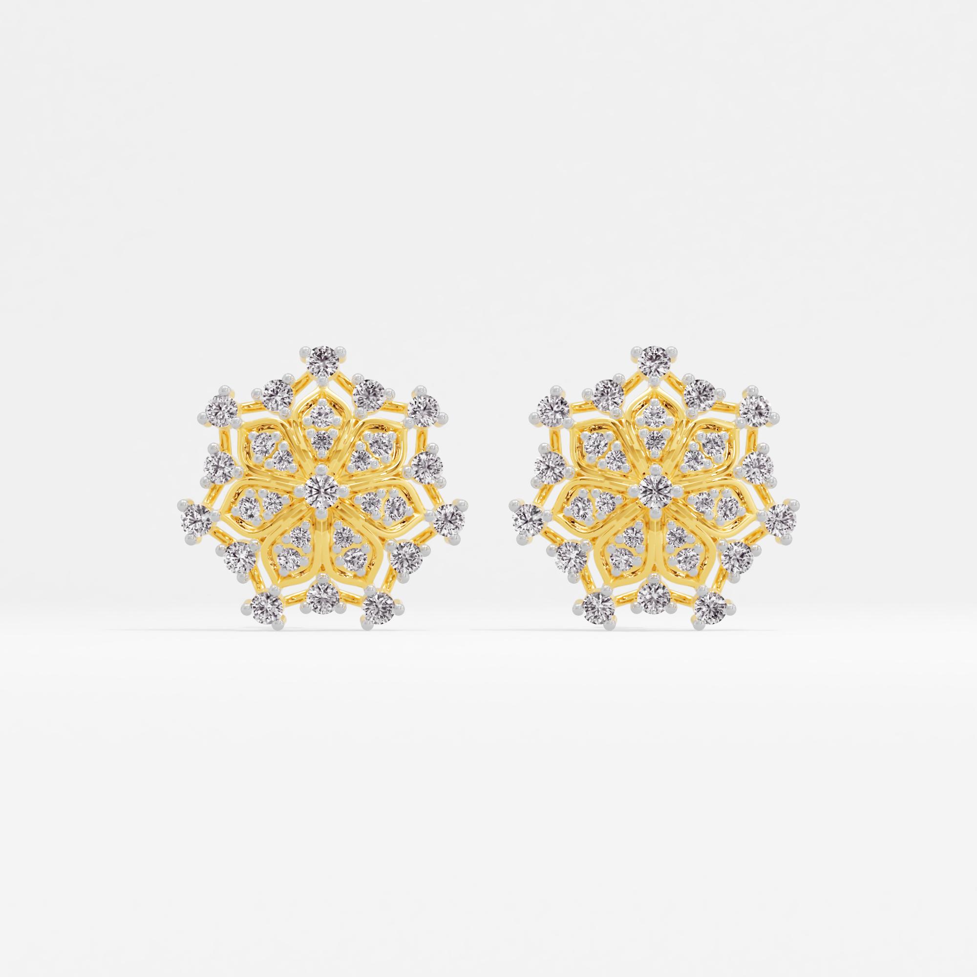 Heartbeat Luxurious Cluster Stud Earrings