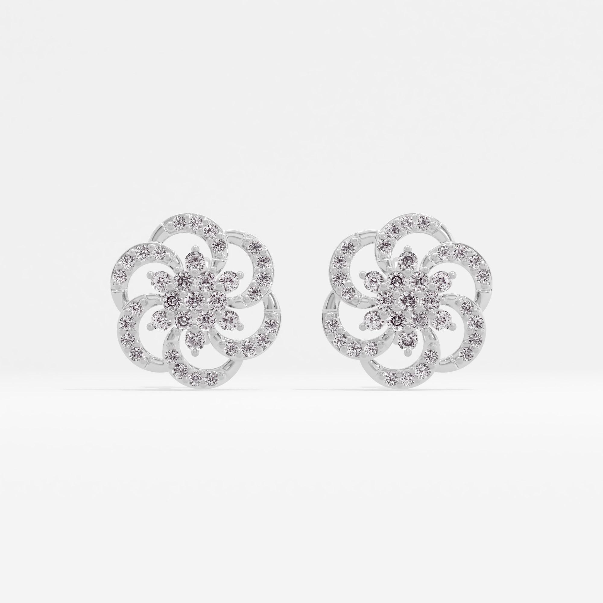Cosmic Whirl Cluster Stud Earrings