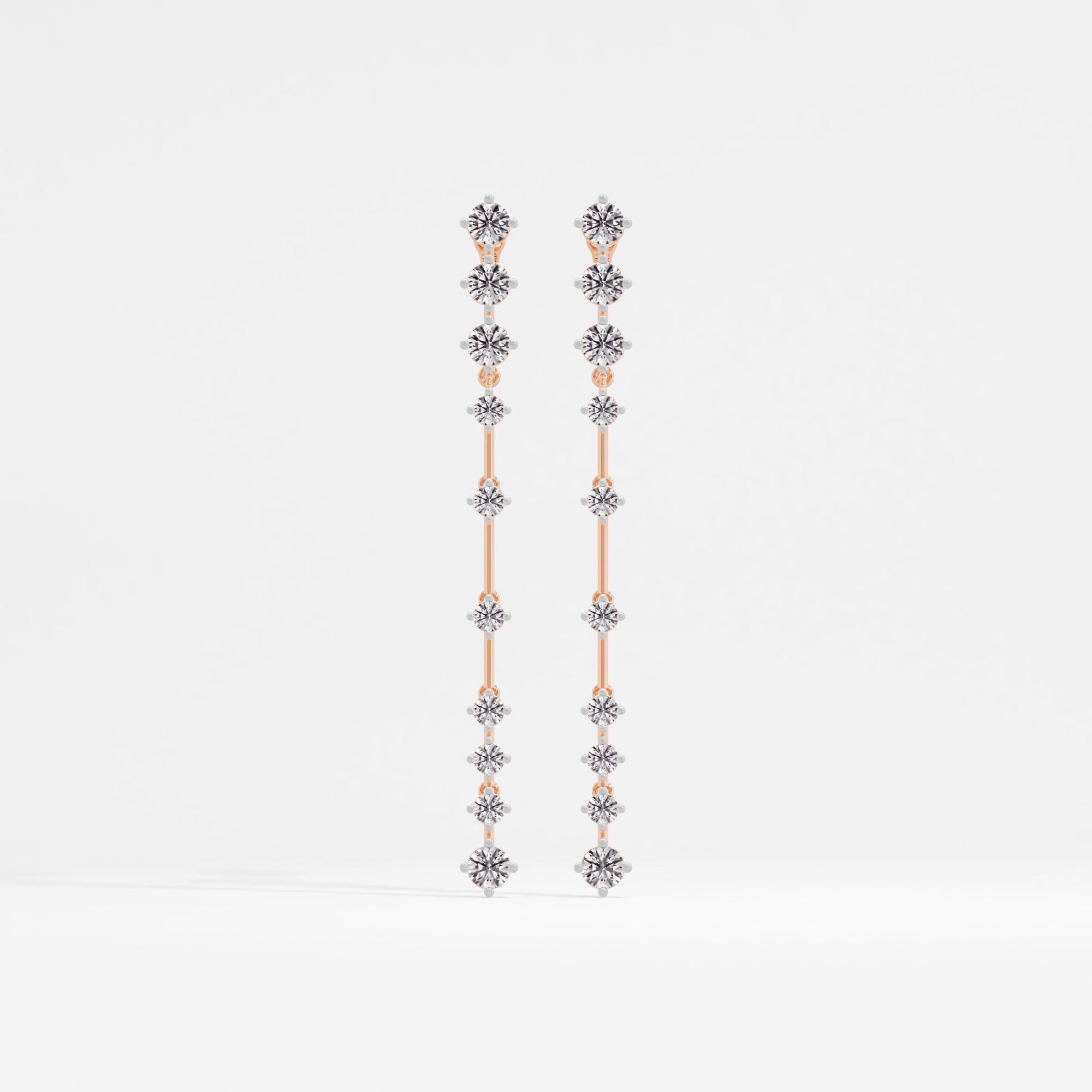 Glimmering Stars Tennis Dangler Earrings