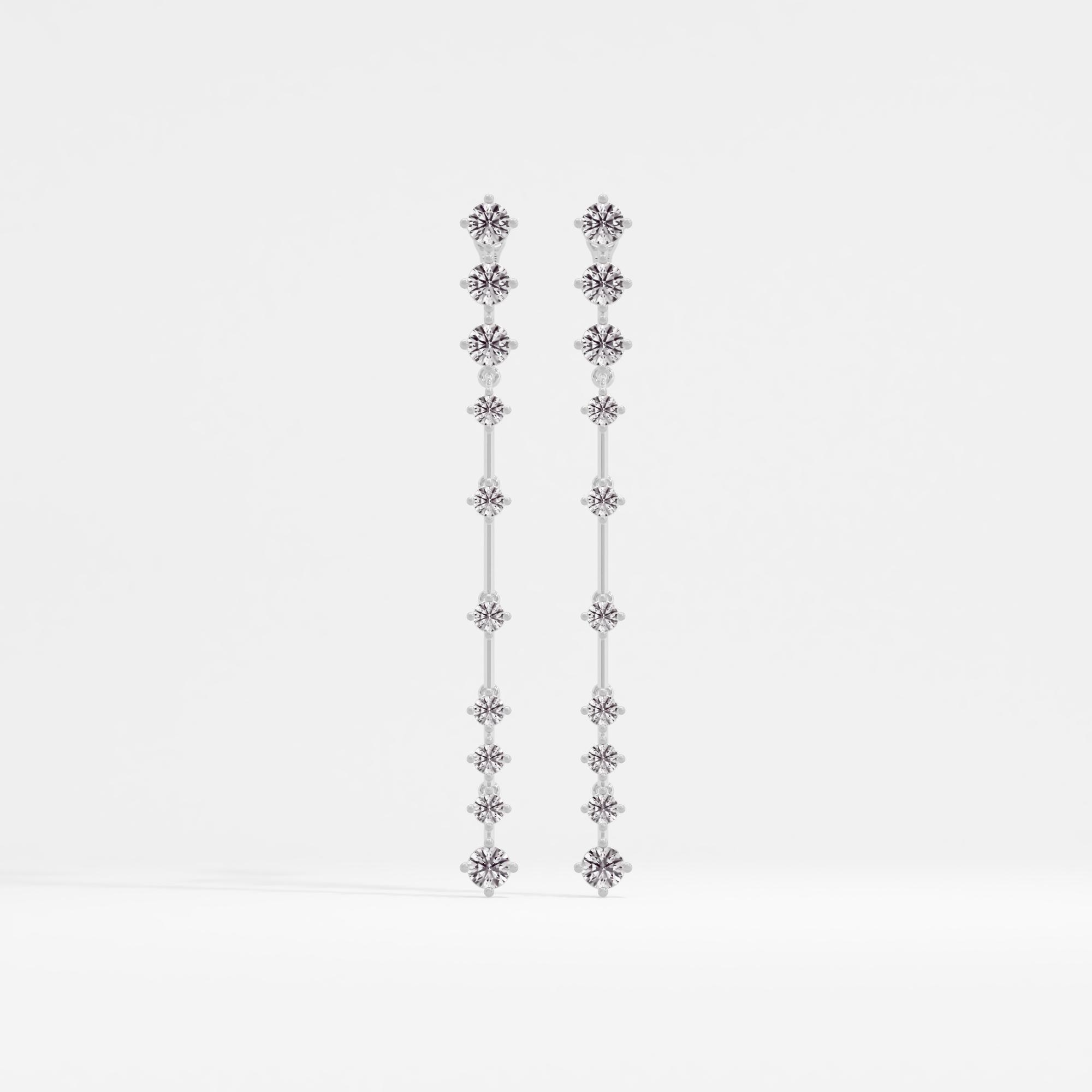 Glimmering Stars Tennis Dangler Earrings
