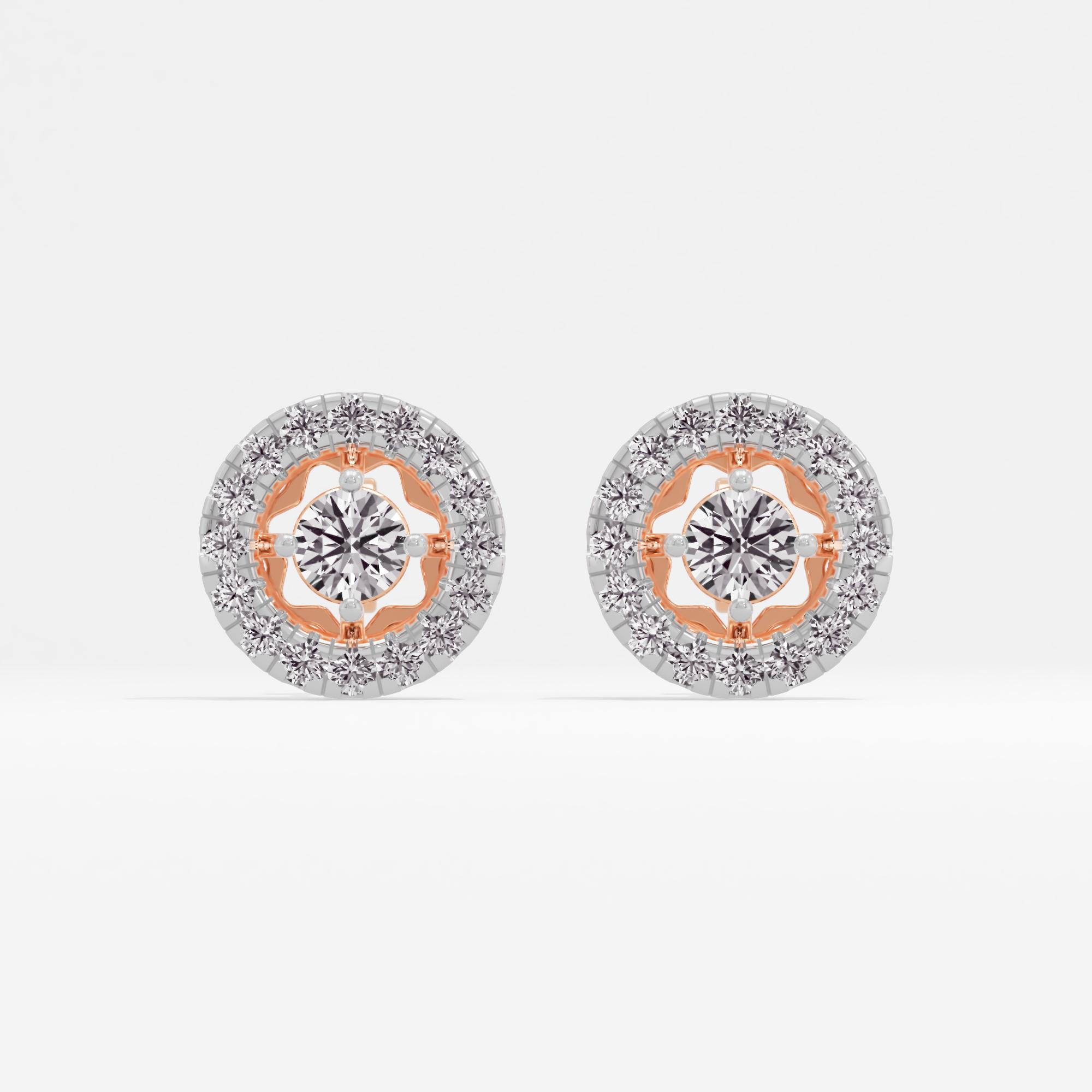 Heavenly Aura Halo Stud Earrings