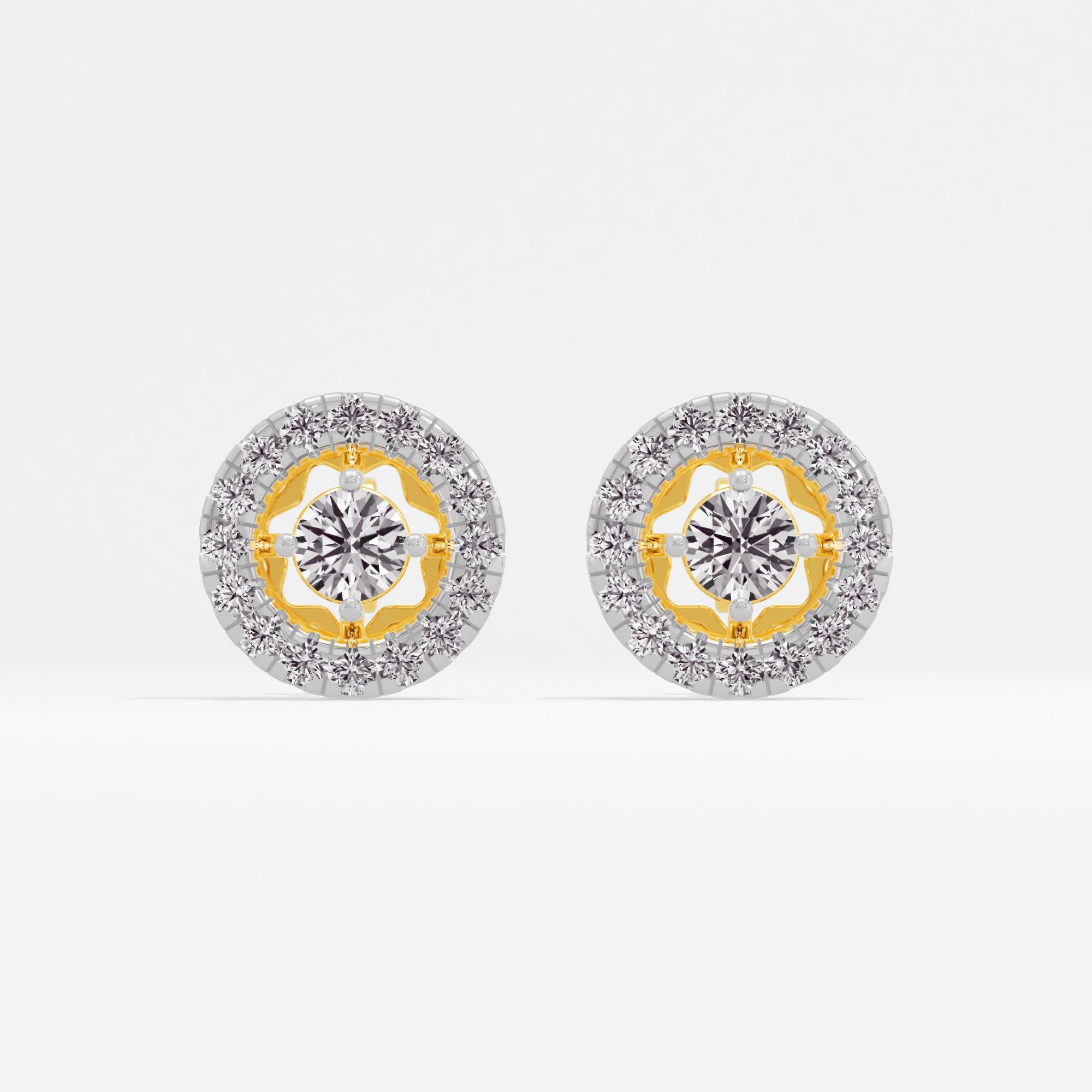Heavenly Aura Halo Stud Earrings
