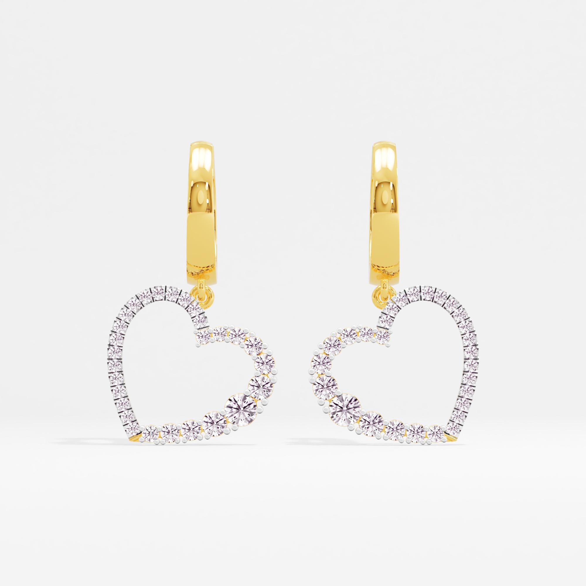 Fairy Tale Heart Drop Earrings