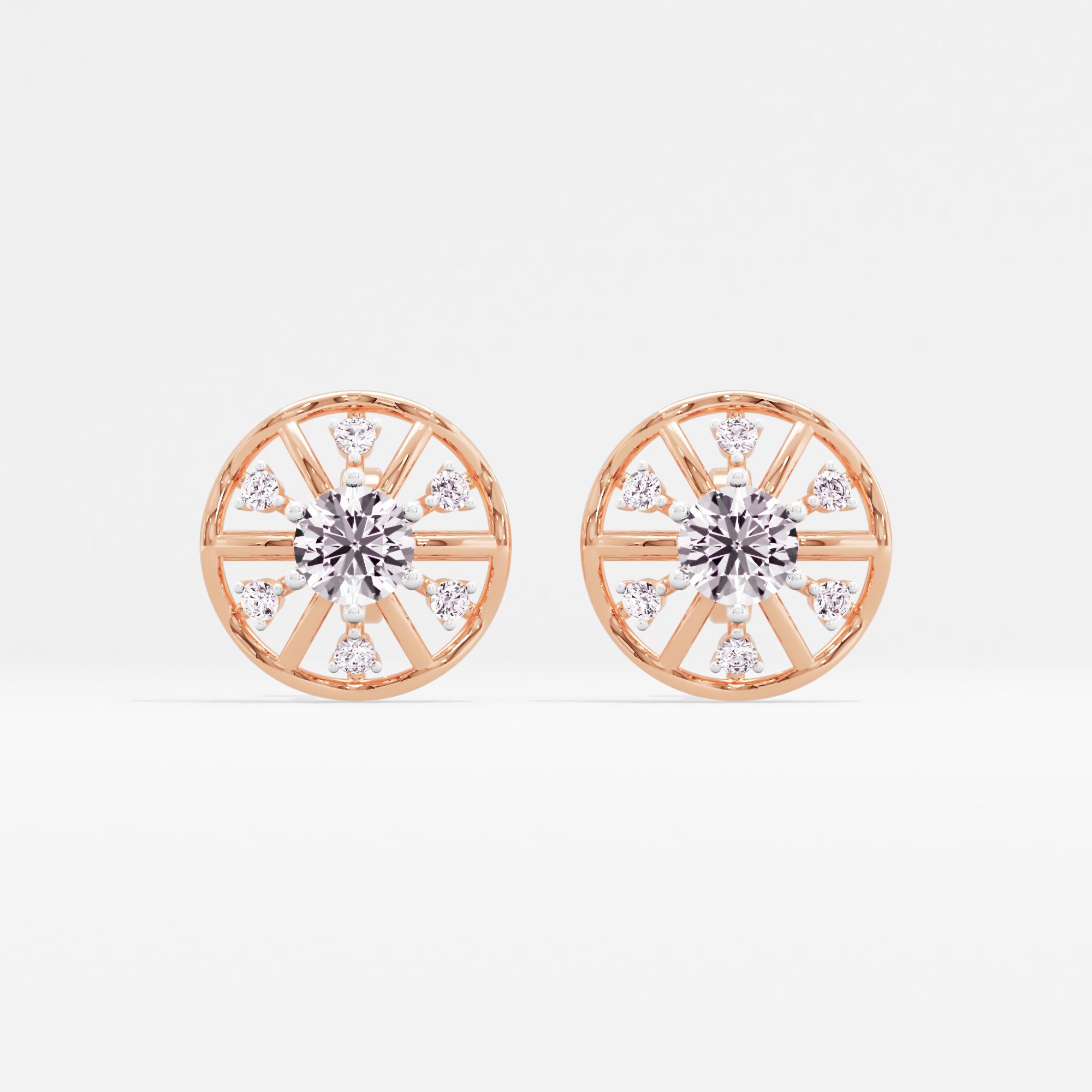Regent Effect Solitaire Stud Earrings