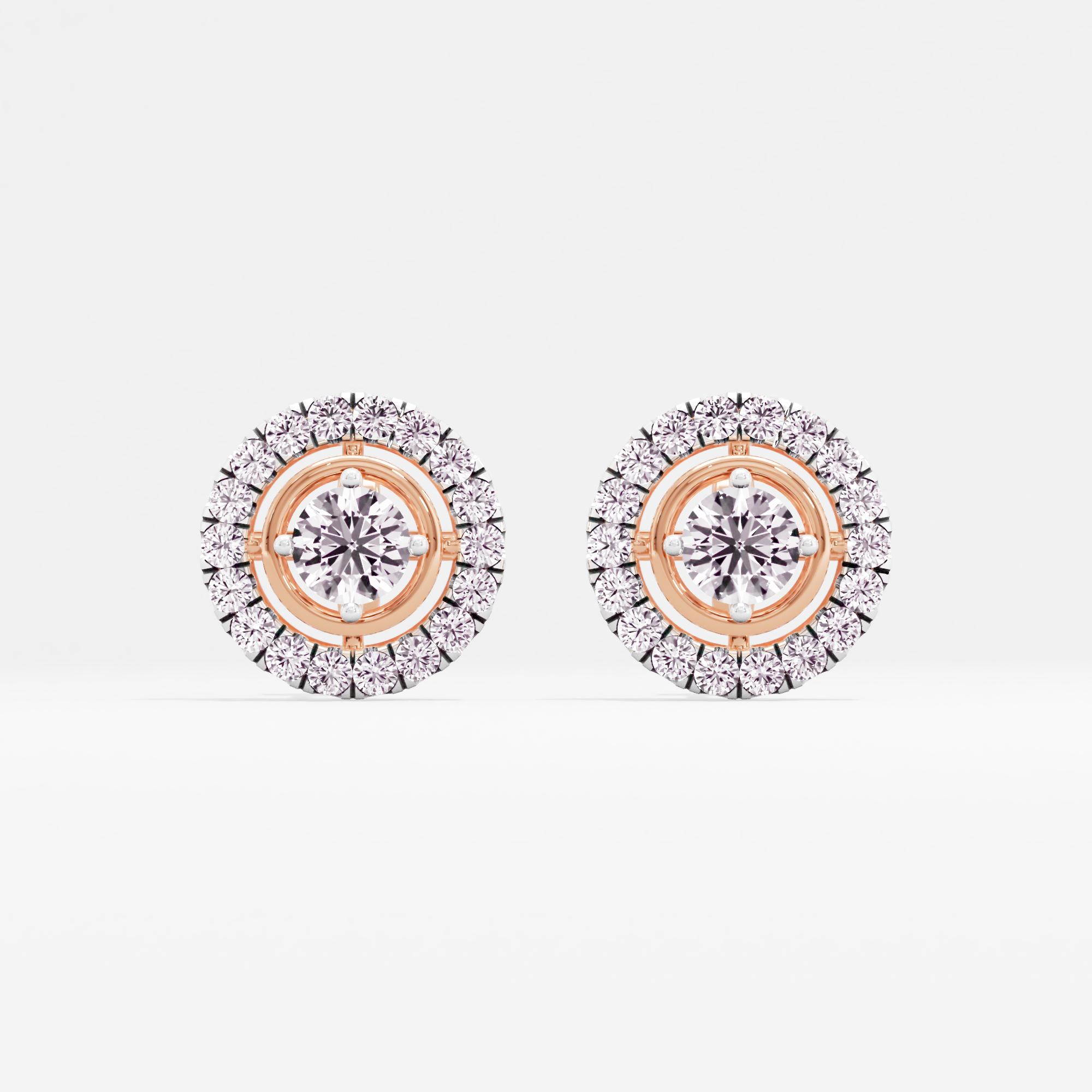 Sublime Sparkle Halo Stud Earrings