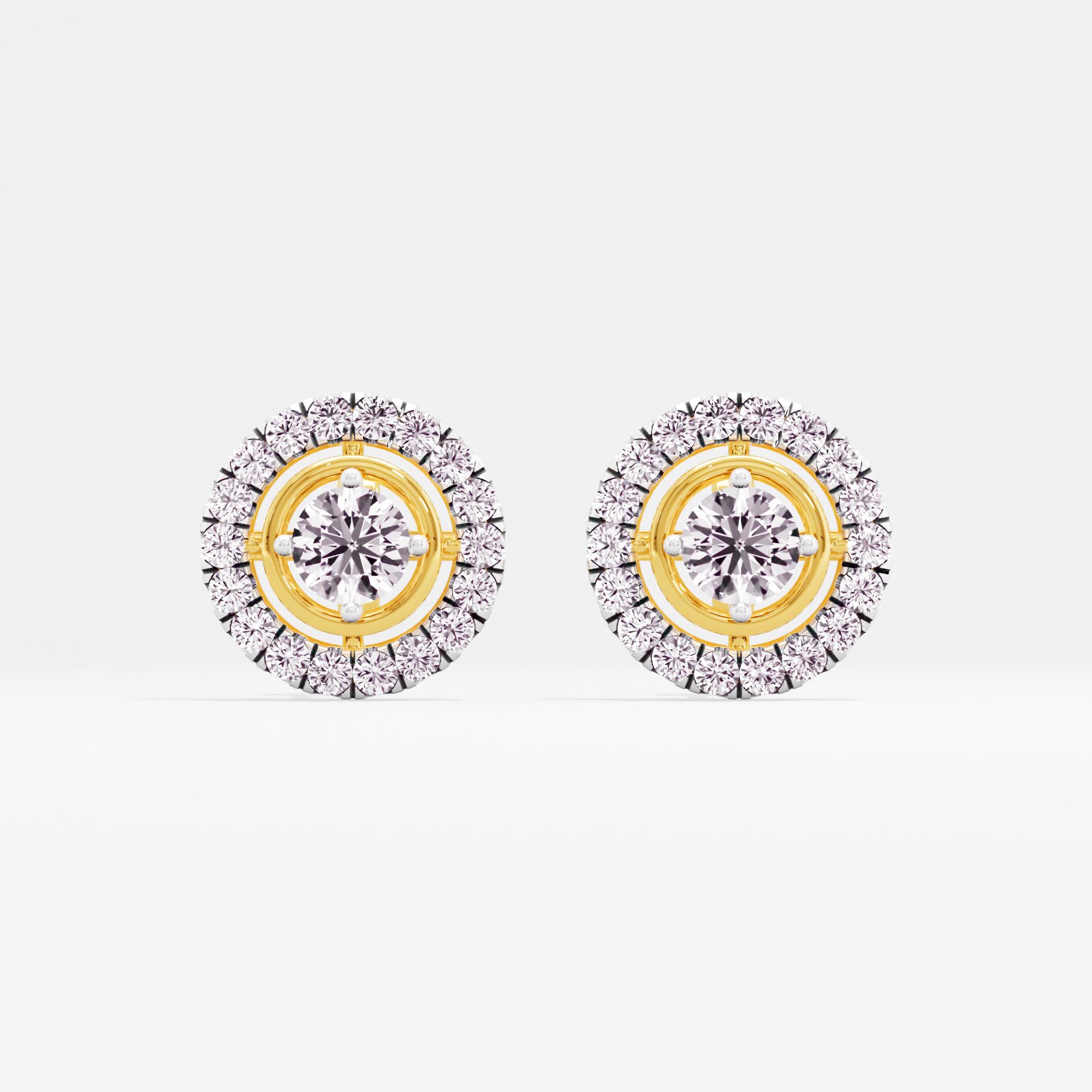 Sublime Sparkle Halo Stud Earrings
