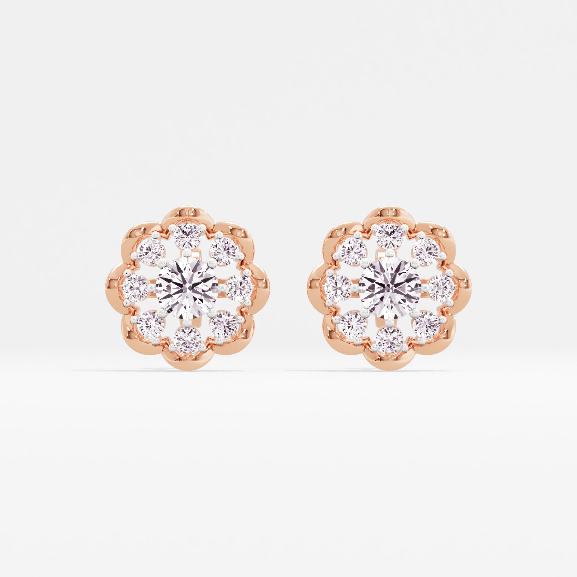 Bloominous Legacy Solitaire Stud Earrings