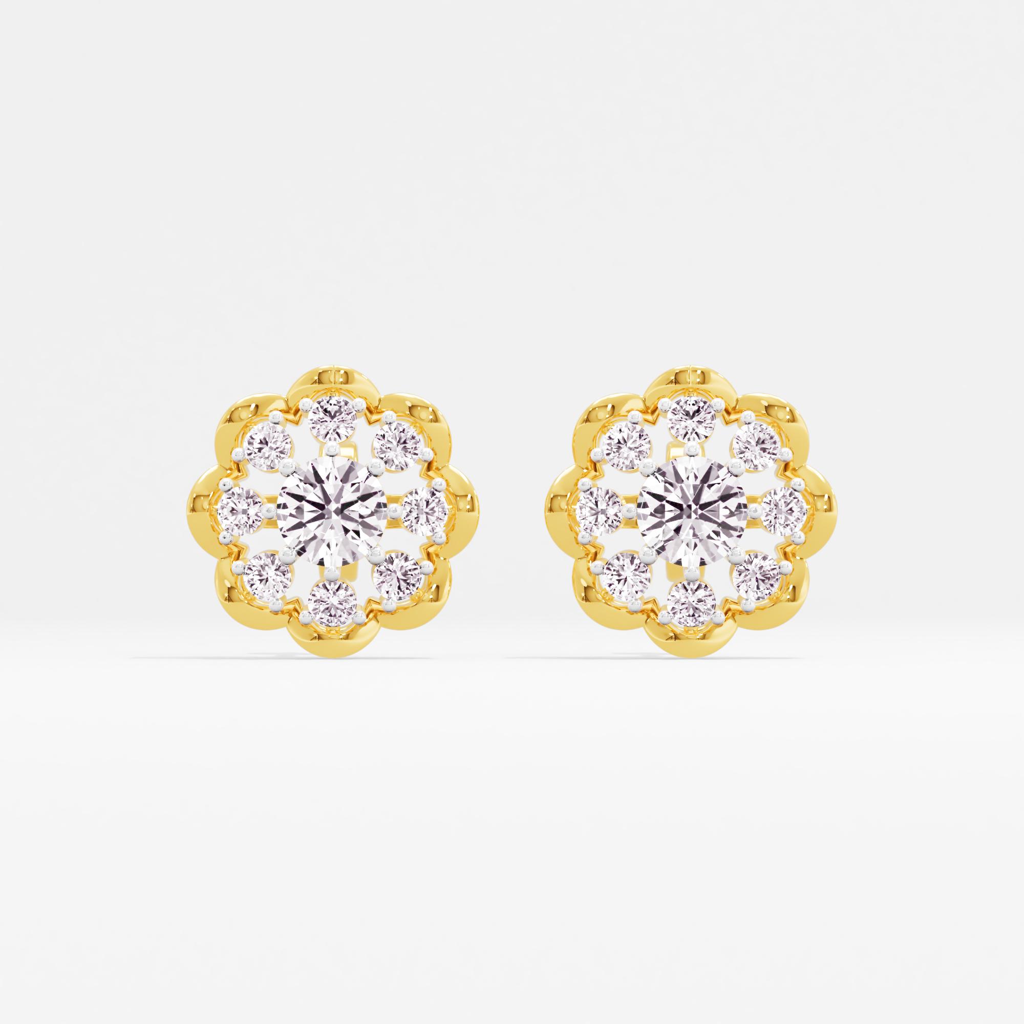 Bloominous Legacy Solitaire Stud Earrings