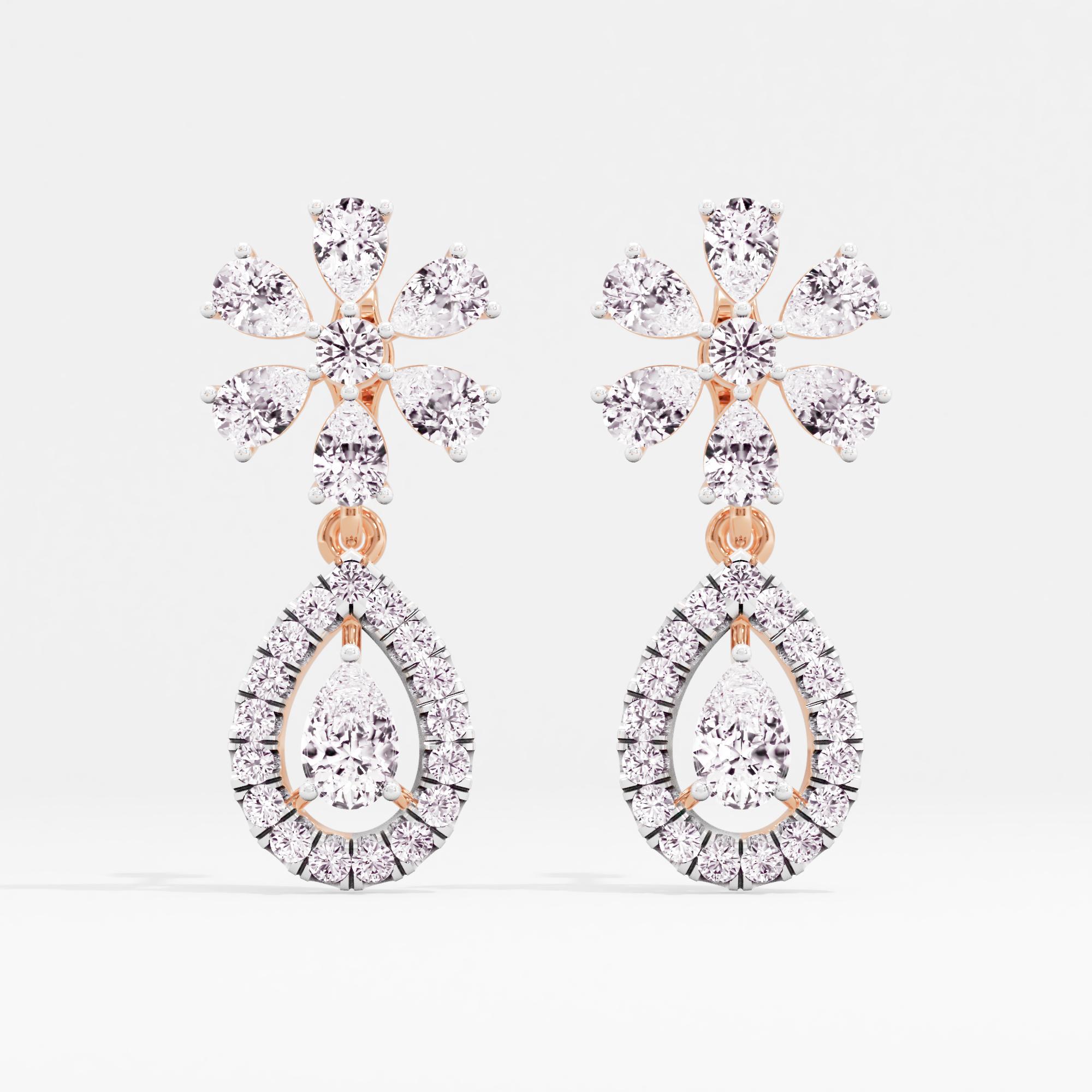 Opal Bliss Solitaire Drop Earrings