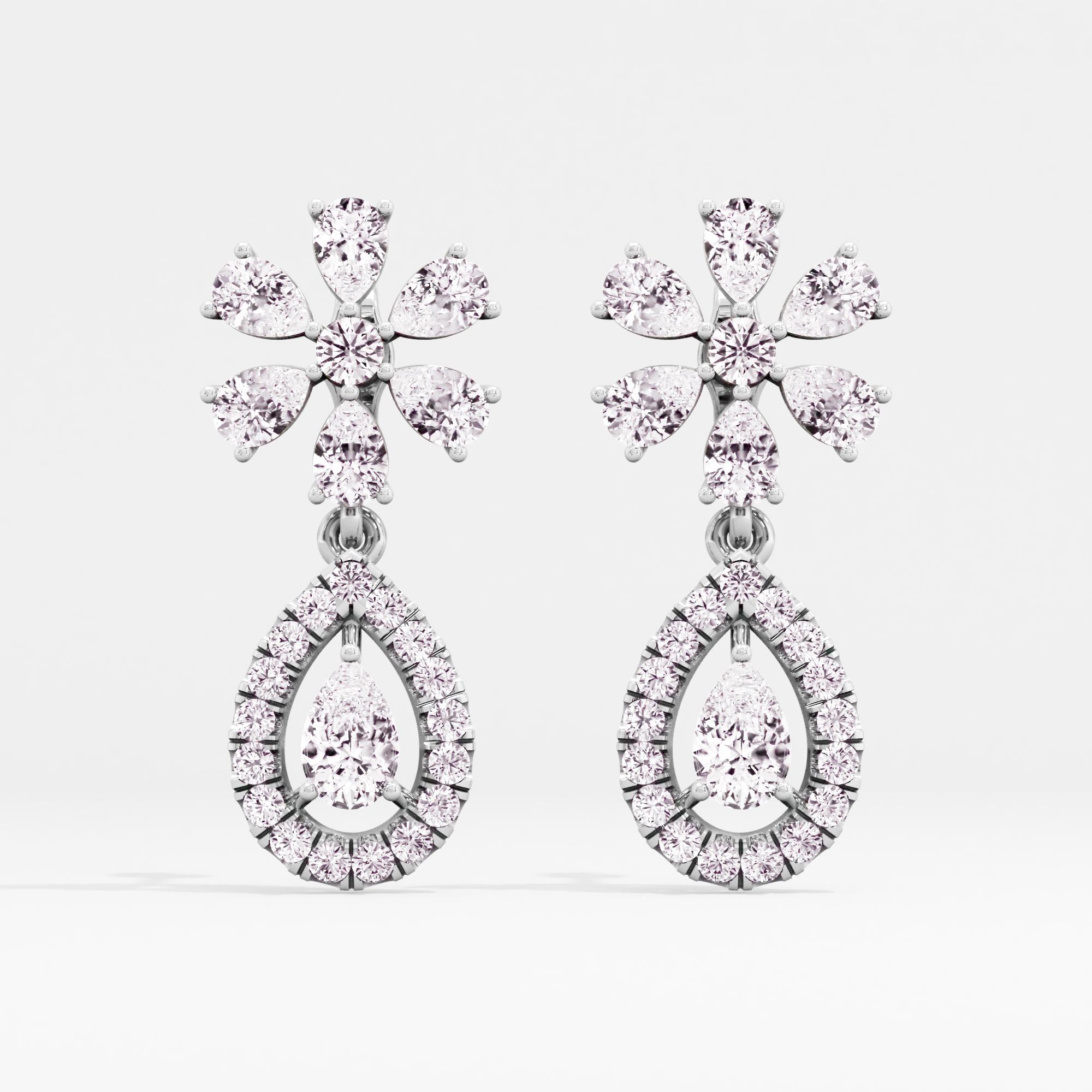Opal Bliss Solitaire Drop Earrings