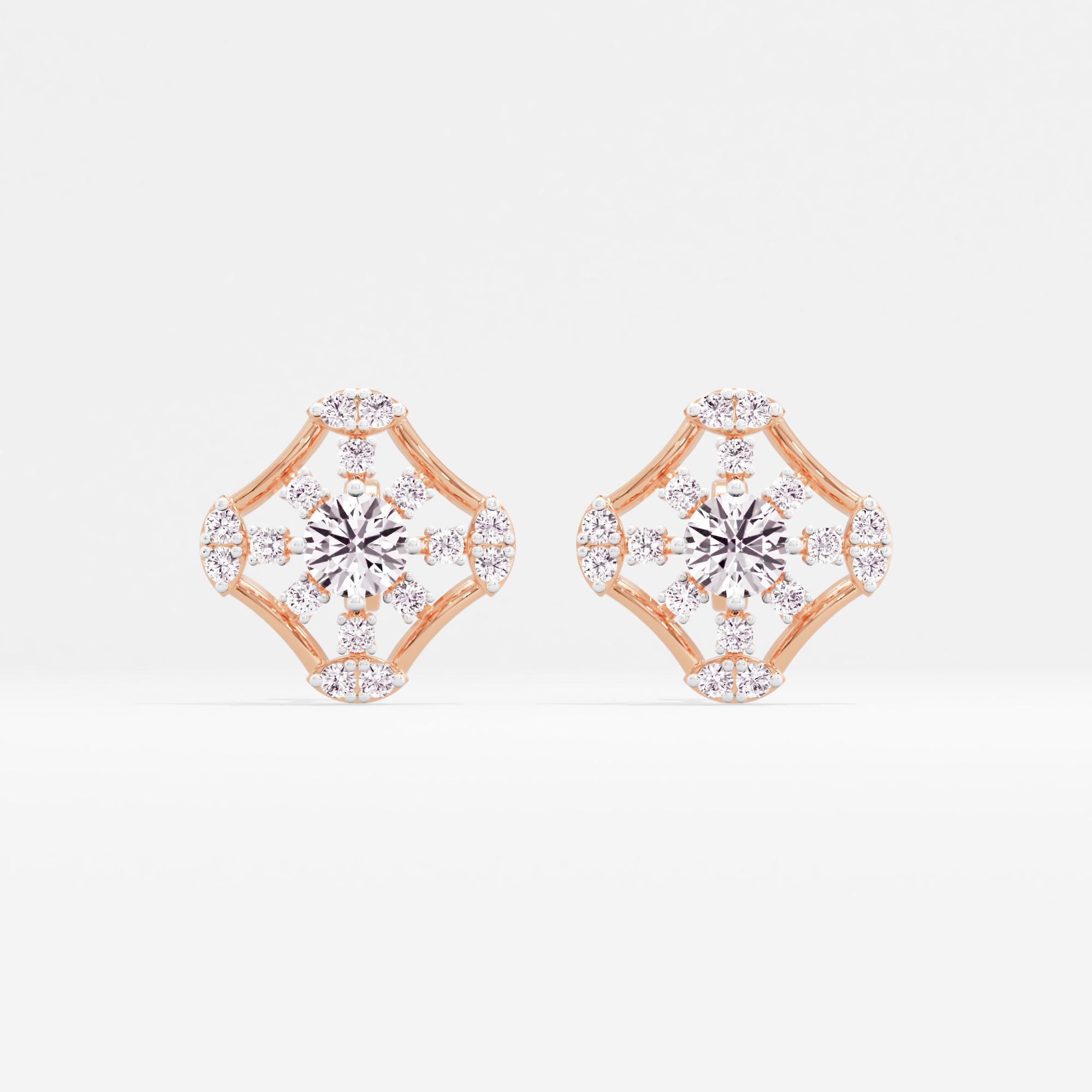 Sovereign Beauty Solitaire Stud Earrings
