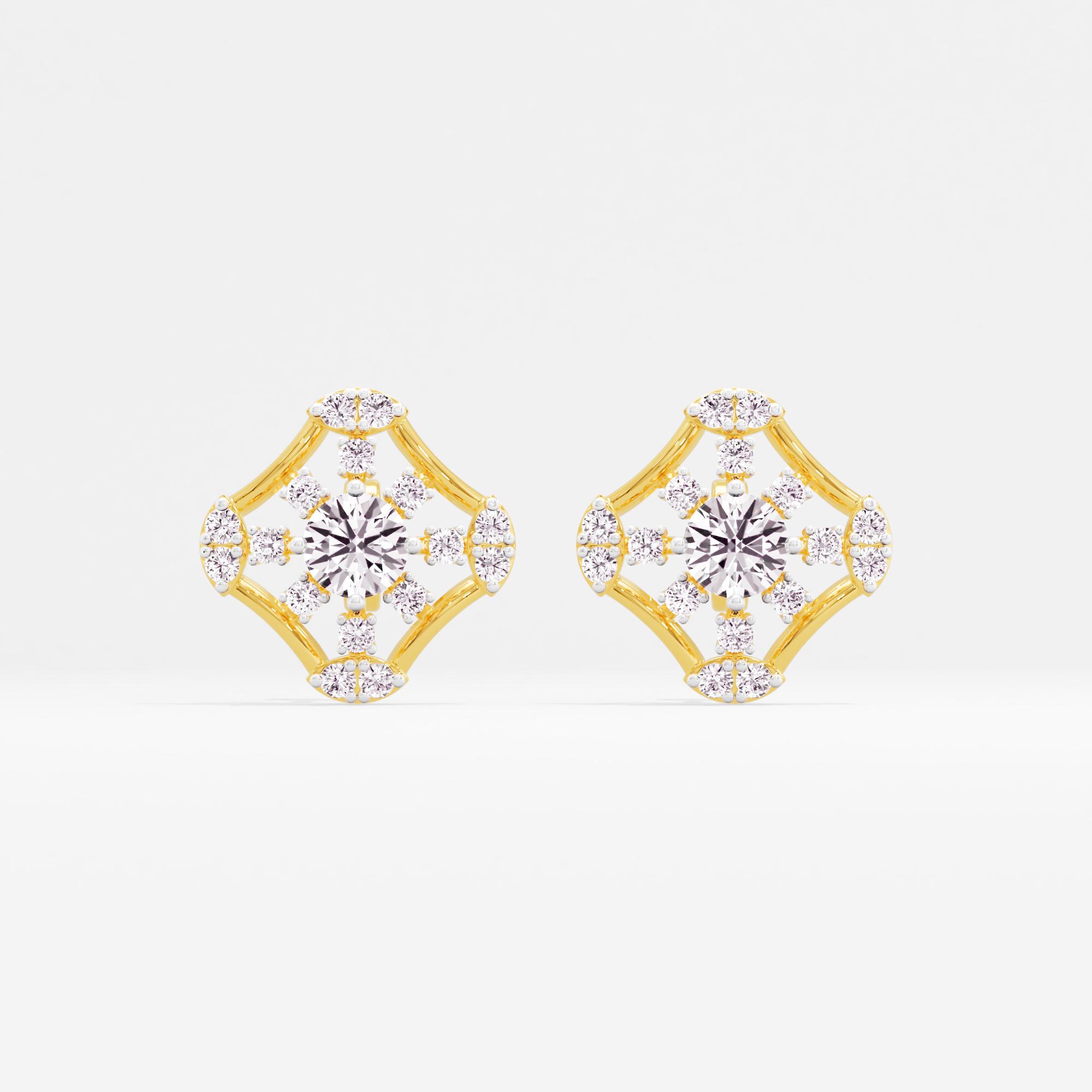 Sovereign Beauty Solitaire Stud Earrings