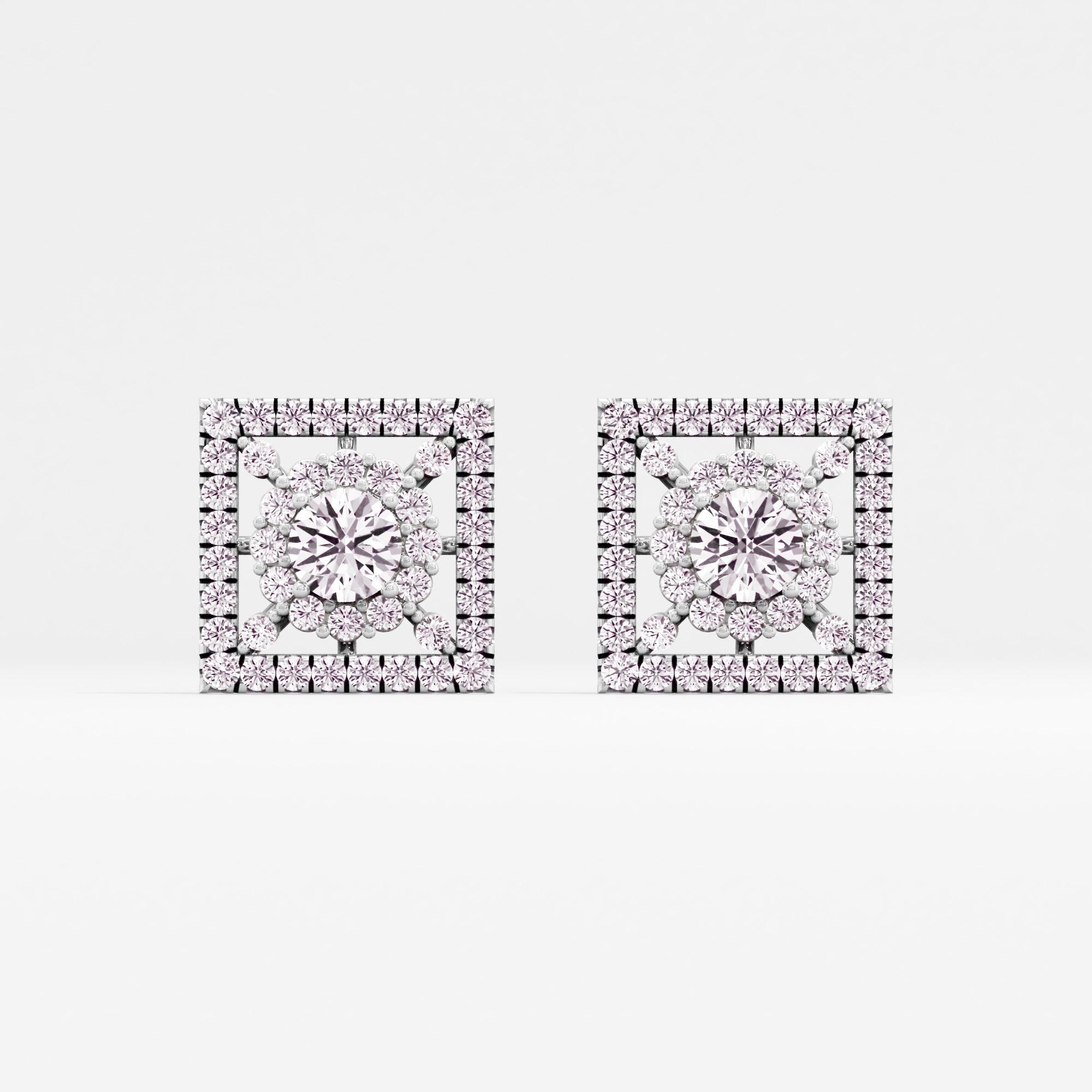 Angelic Shine Halo Stud Earrings