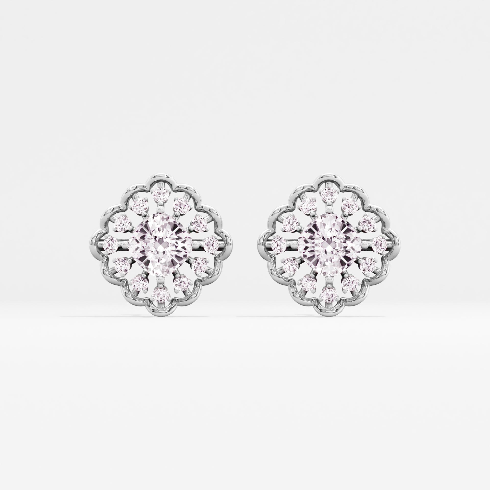 Refined Luxury Solitaire Stud Earrings