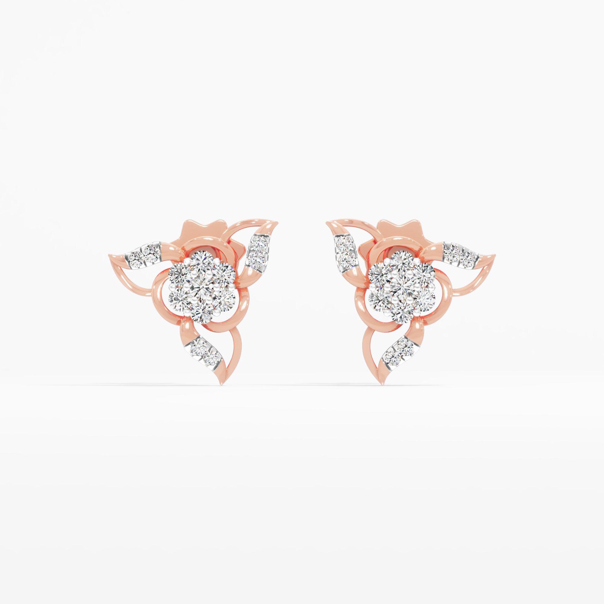 Trillium Cluster Stud Earrings