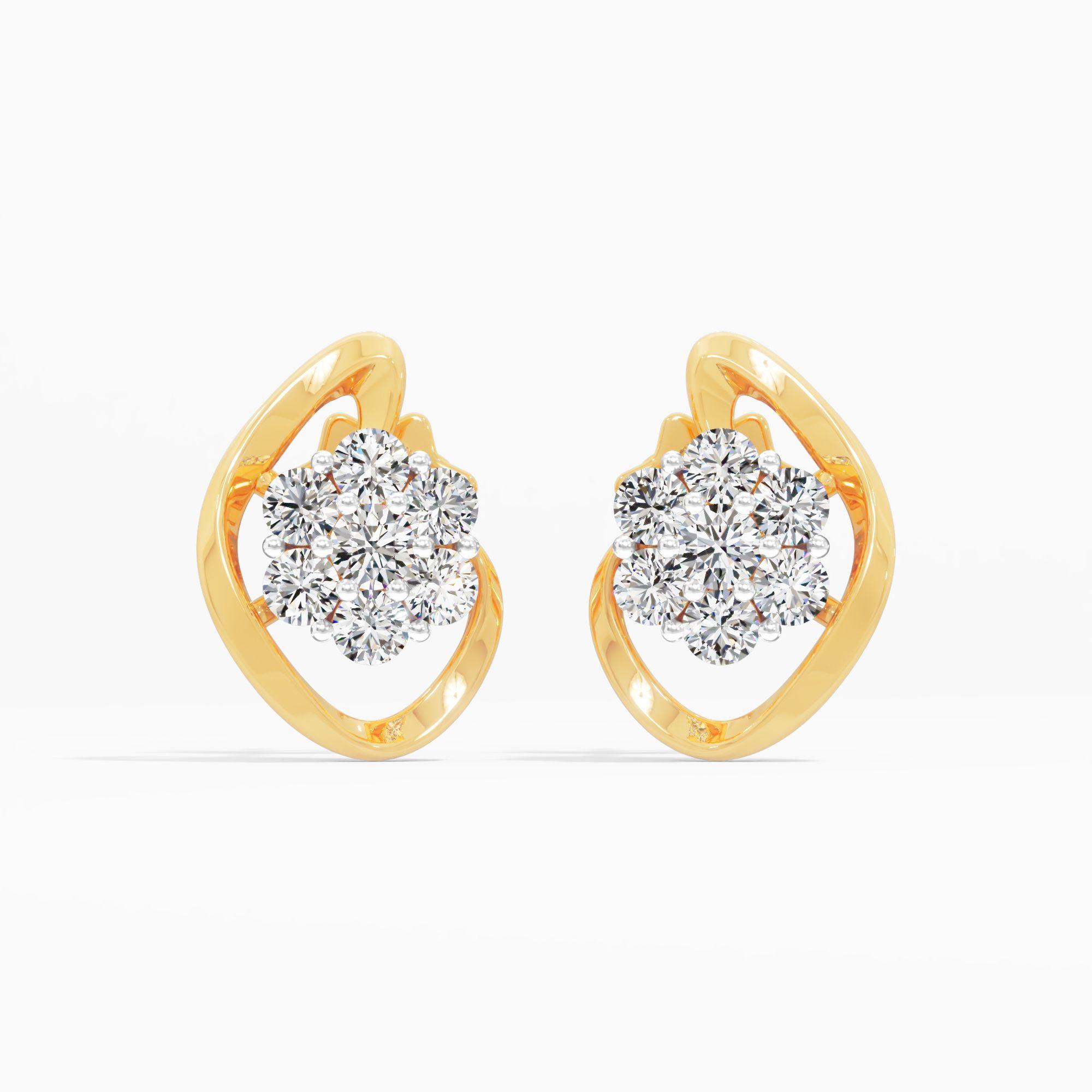 Orbiting Bloom Cluster Stud Earrings