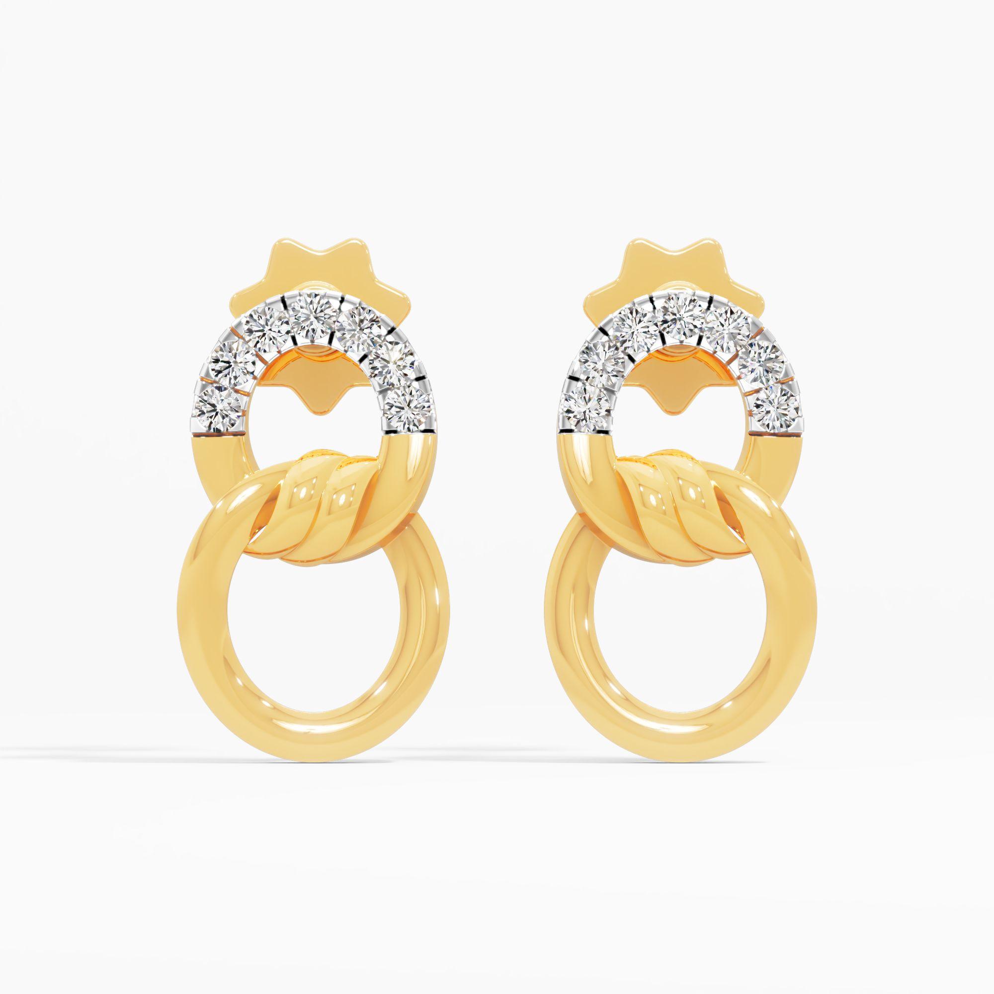 Twisted Vow Stud Earrings