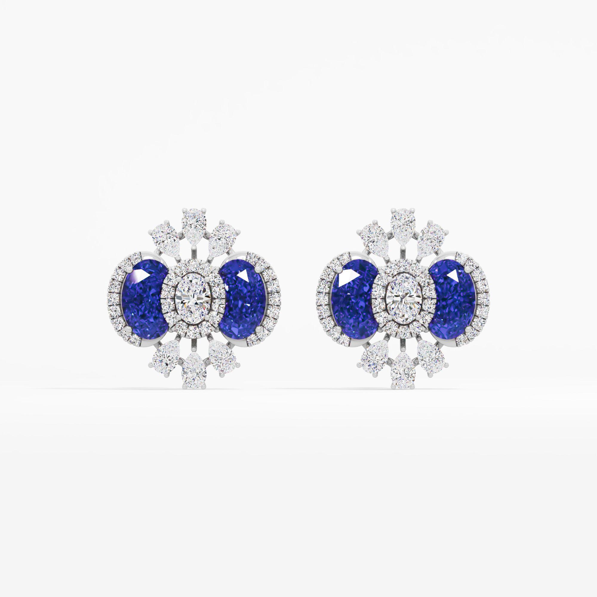 Imperial Sapphire Stud Earrings
