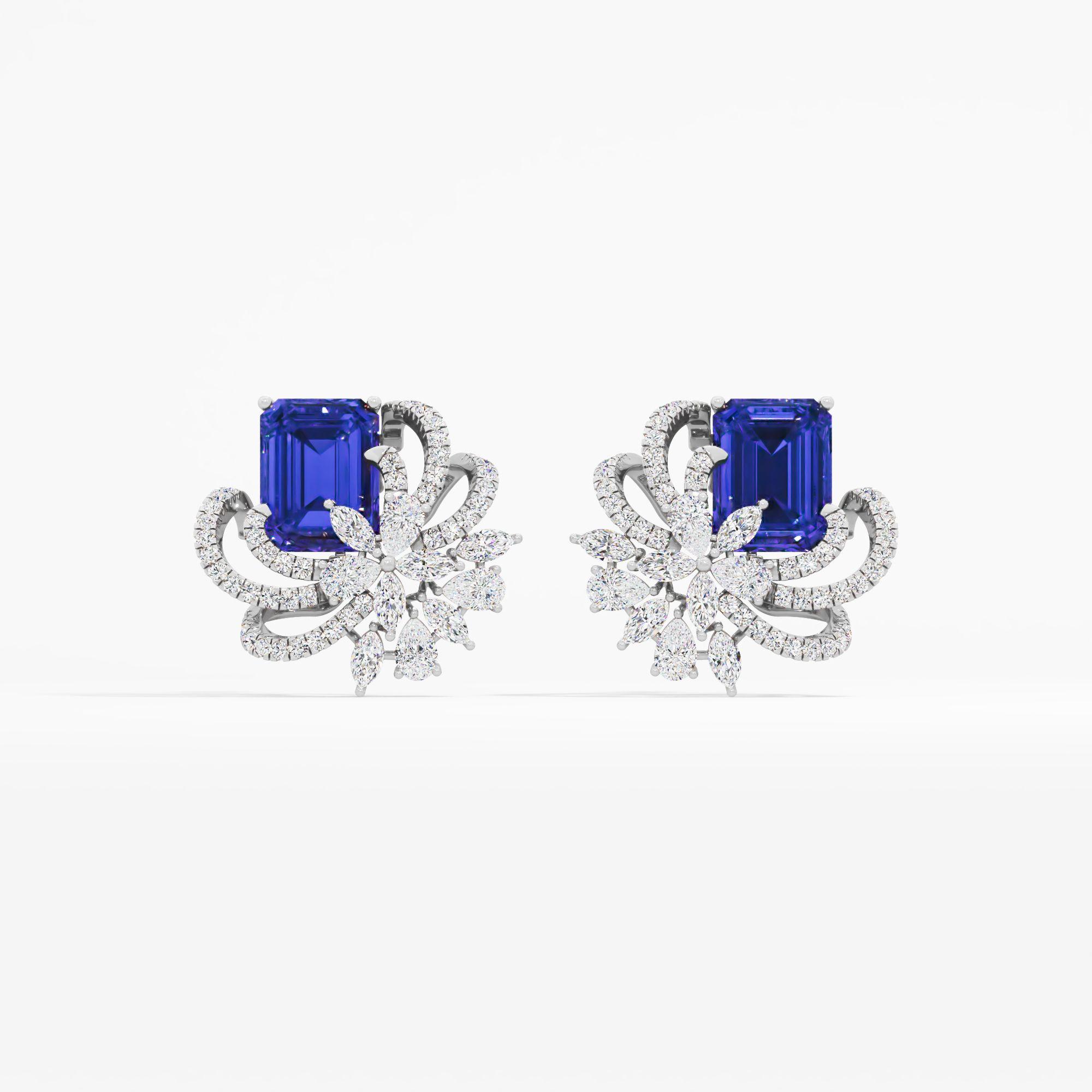 Sapphire Aurelia Stud Earrings