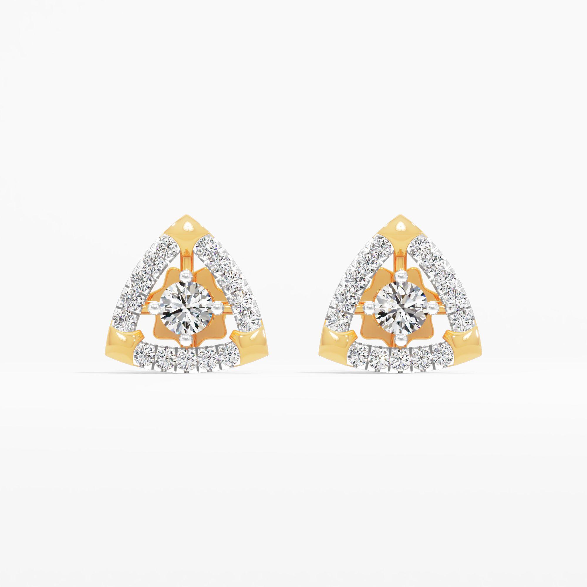 Prism Light Solitaire Stud Solitaire