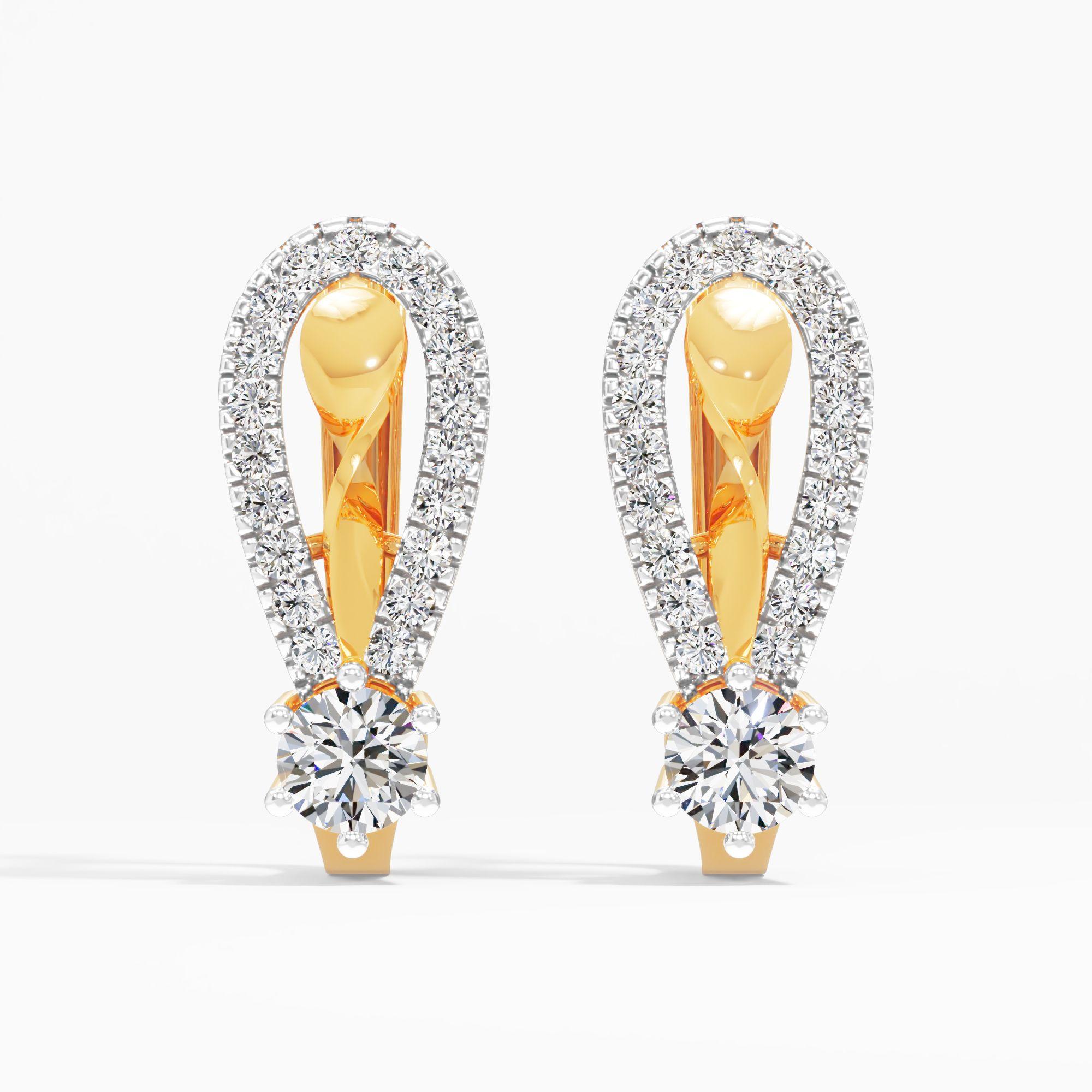 Temple Bell Huggies Earrings