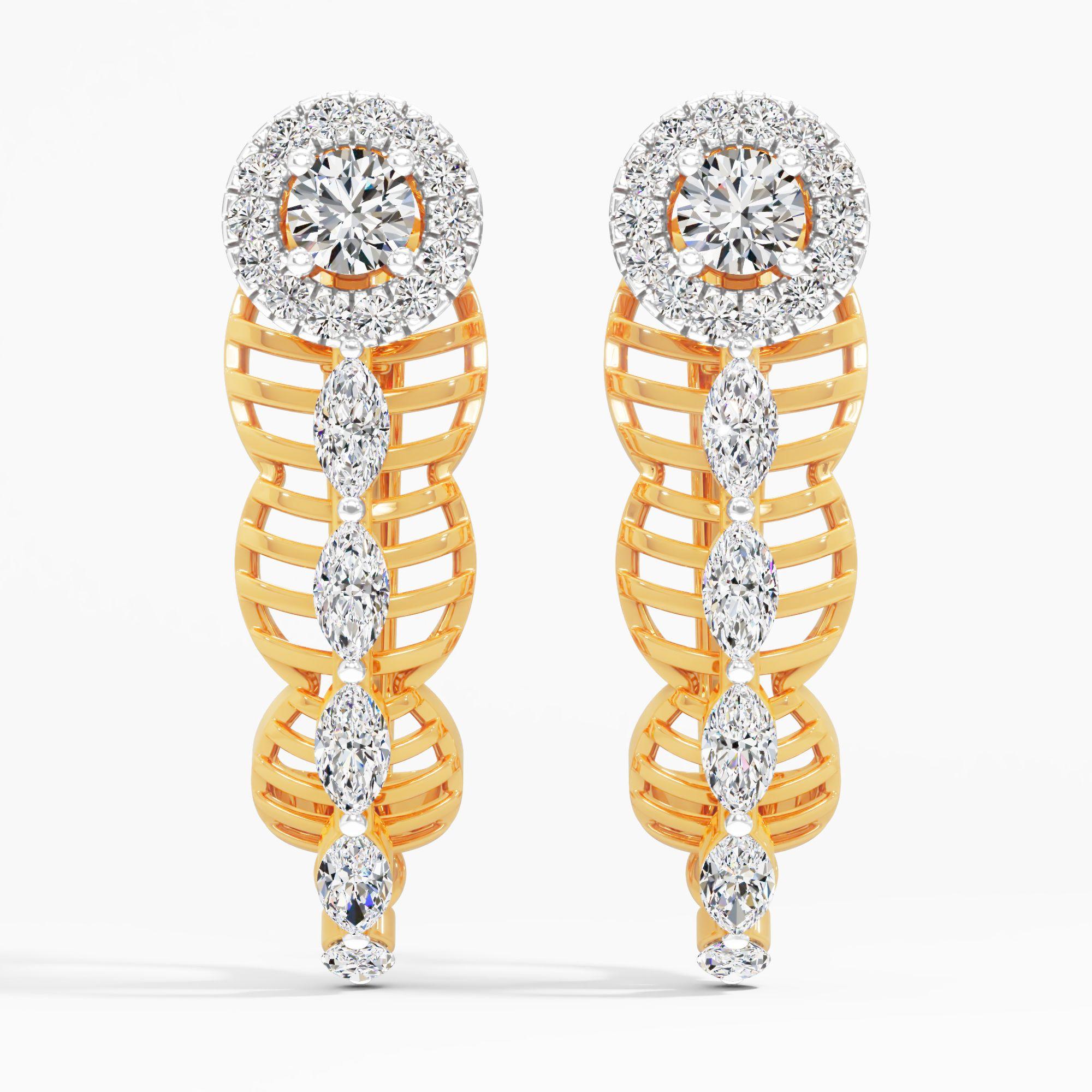 Marquise Ladder Drop Earrings