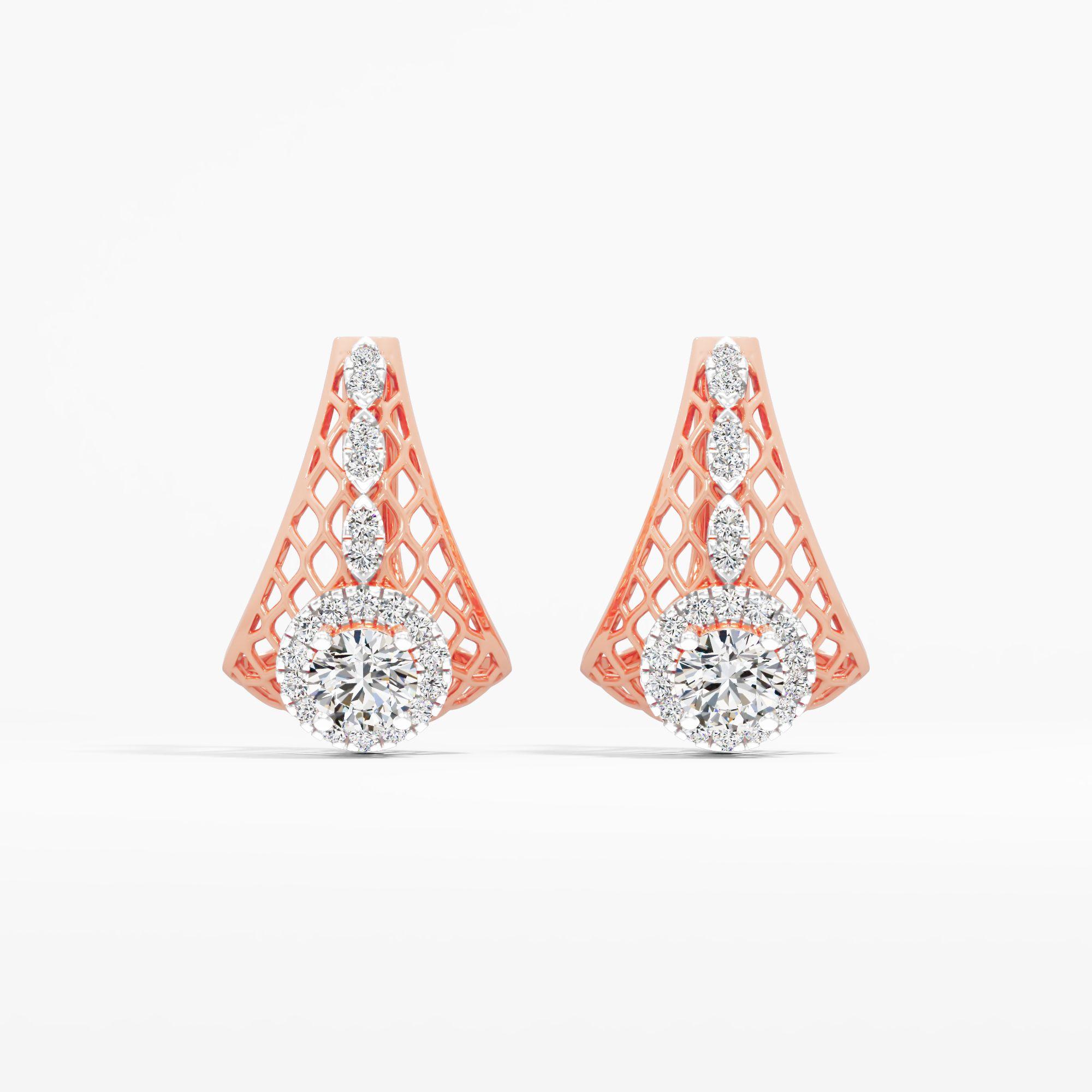 Arbor Trellis Huggie Earrings