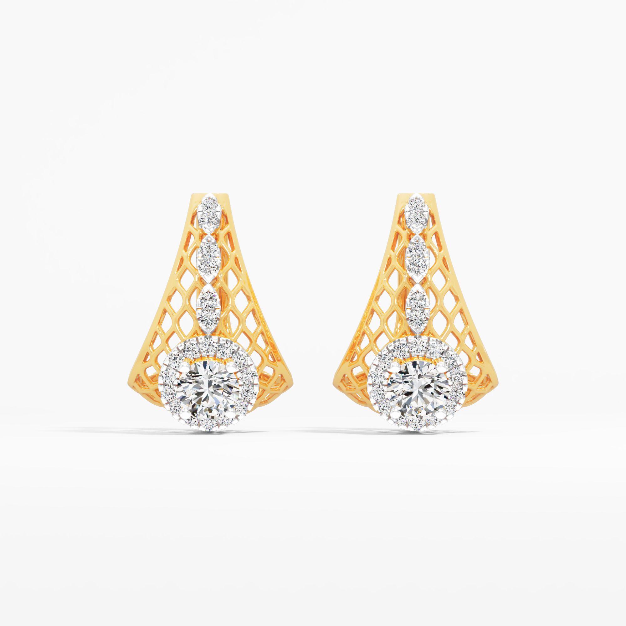 Arbor Trellis Huggie Earrings
